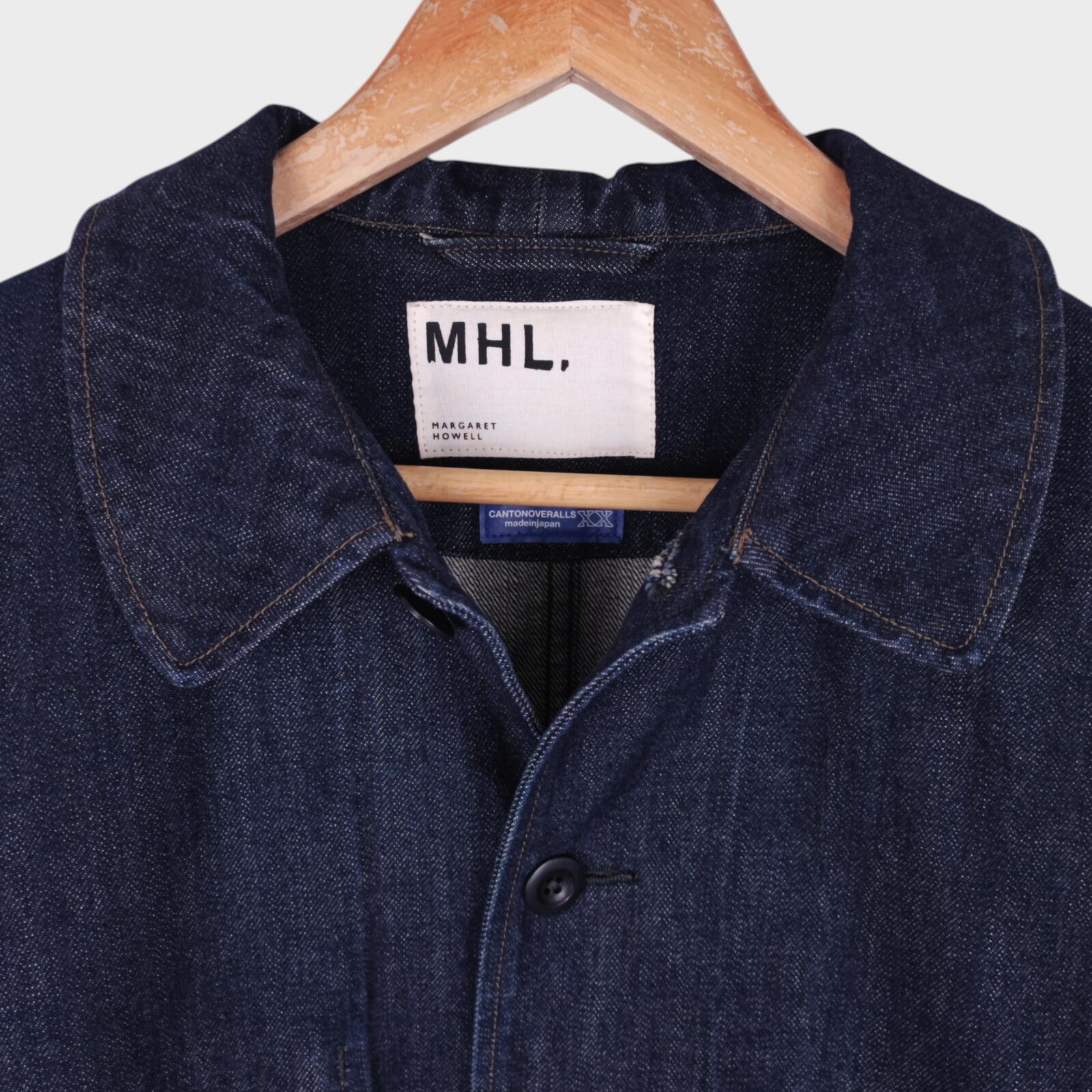 MHL MARGARET HOWELL Men's Canton Overalls Made in Japan Denim Chore Jacket