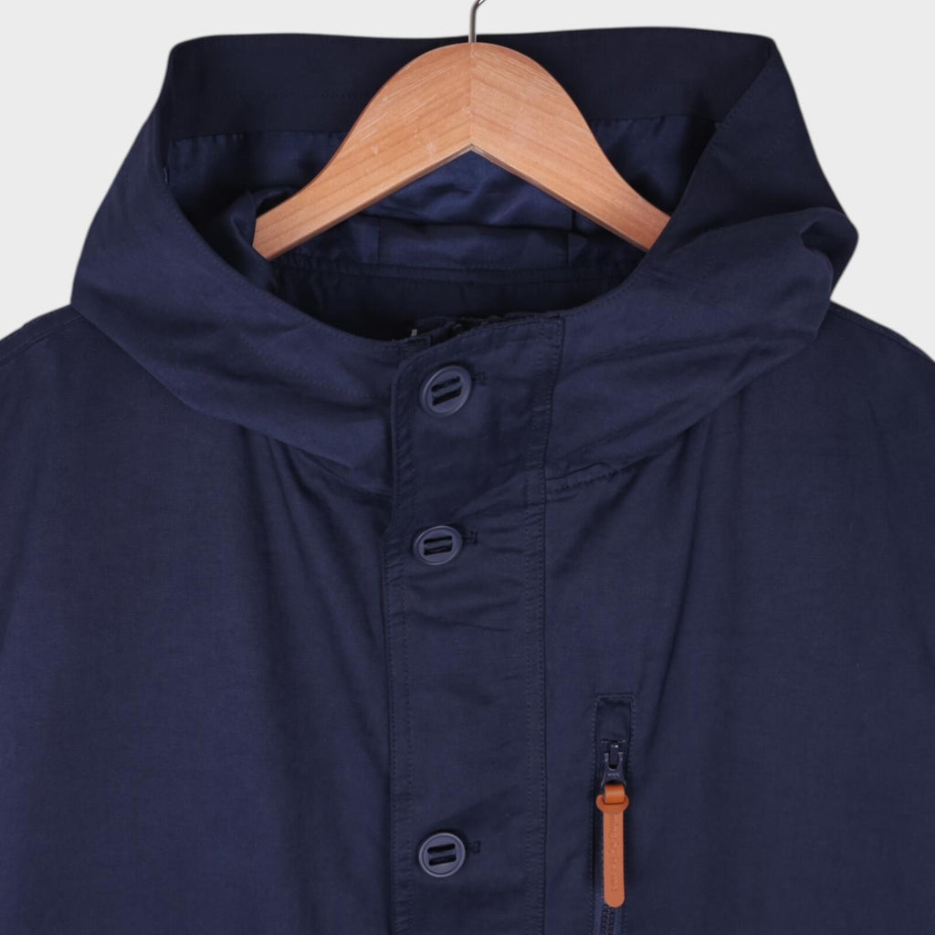 BEAMS B:MING Men's Navy Blue Waterproof Mountain Parka Jacket