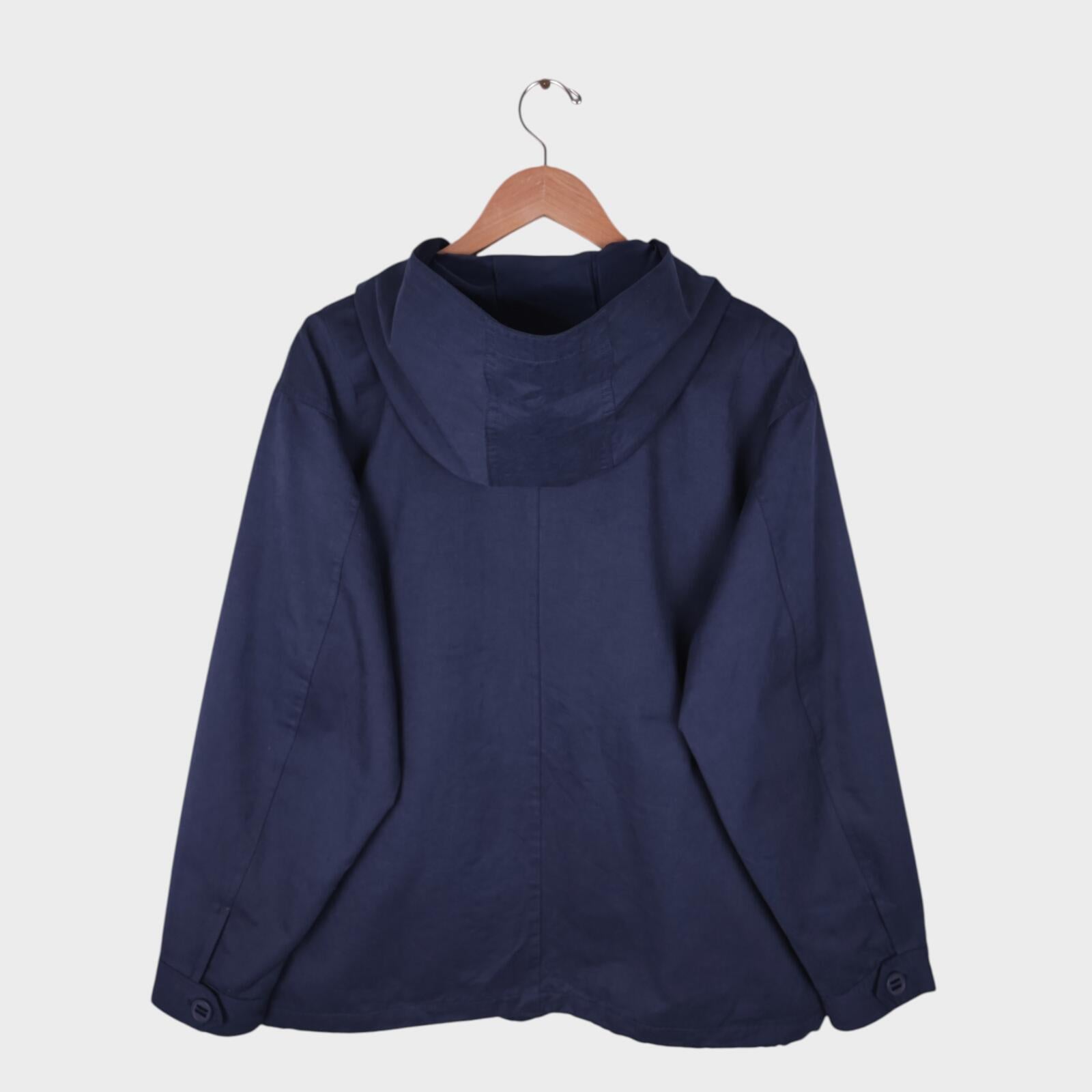 BEAMS B:MING Men's Navy Blue Waterproof Mountain Parka Jacket