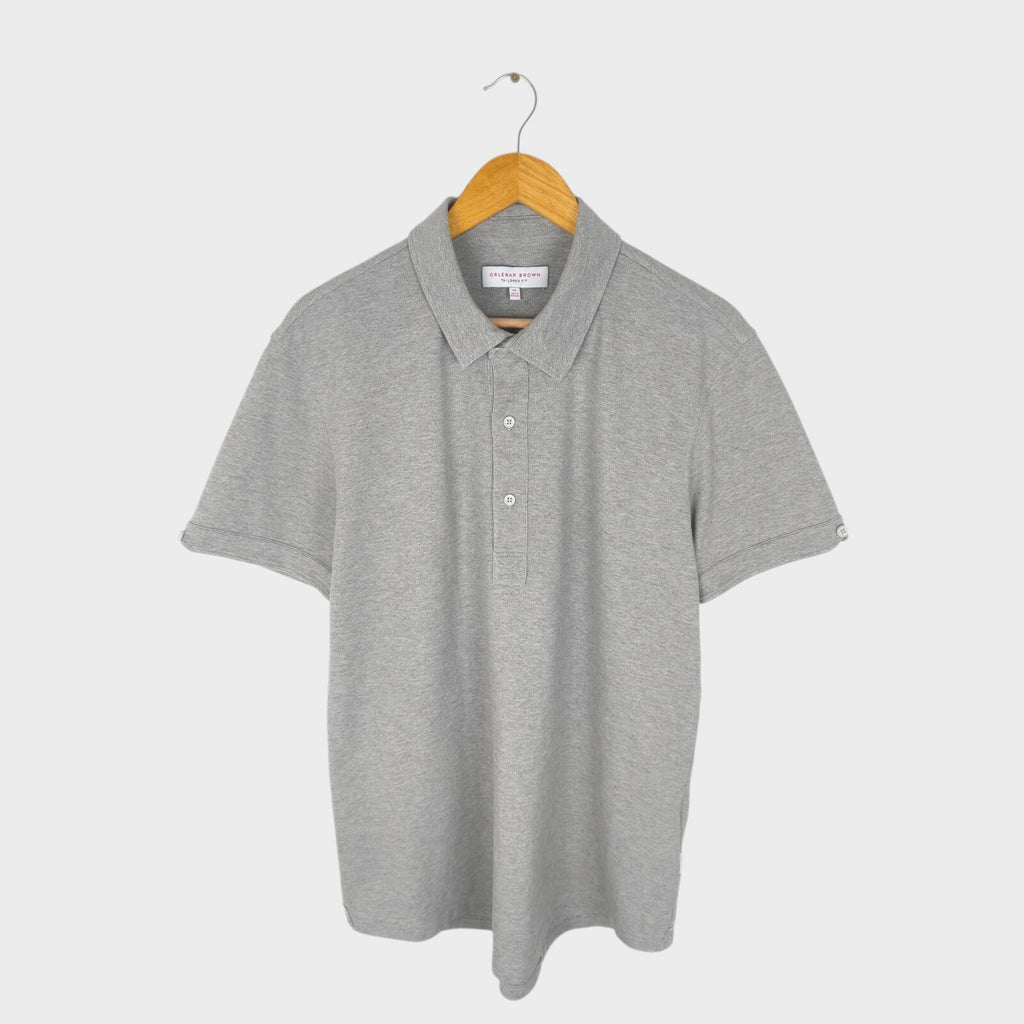 ORLEBAR BROWN Men's Grey Tailored Fit Sebastian Polo Shirt