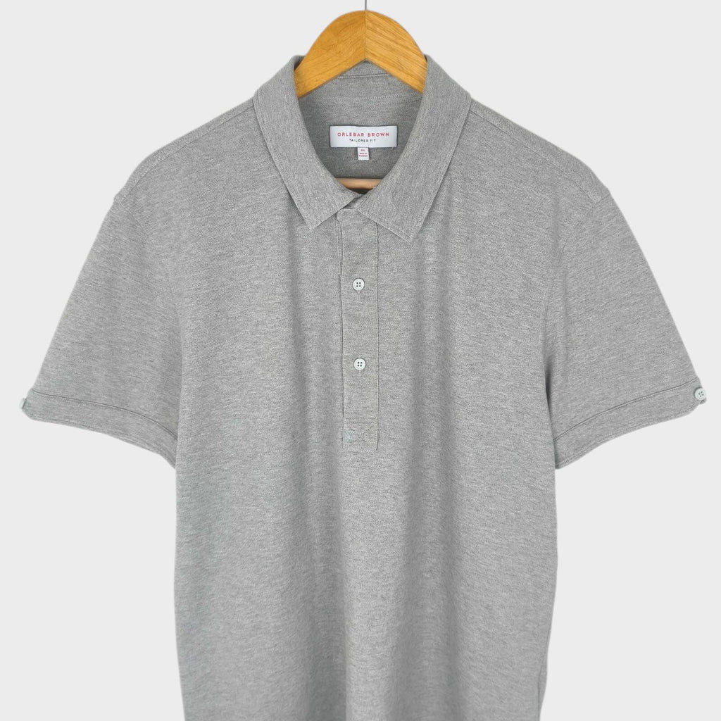 ORLEBAR BROWN Men's Grey Tailored Fit Sebastian Polo Shirt
