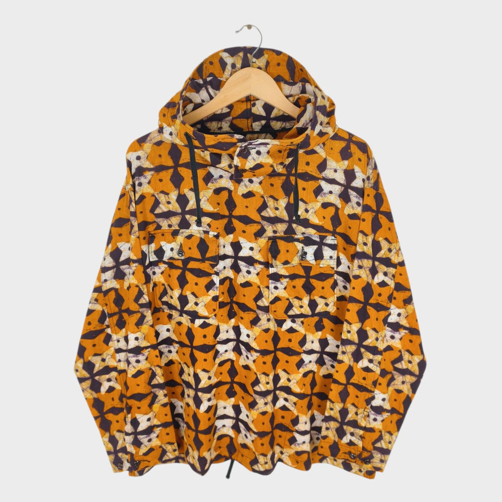ENGINEERED GARMENTS Men's African Print Cagoule Smock Parka