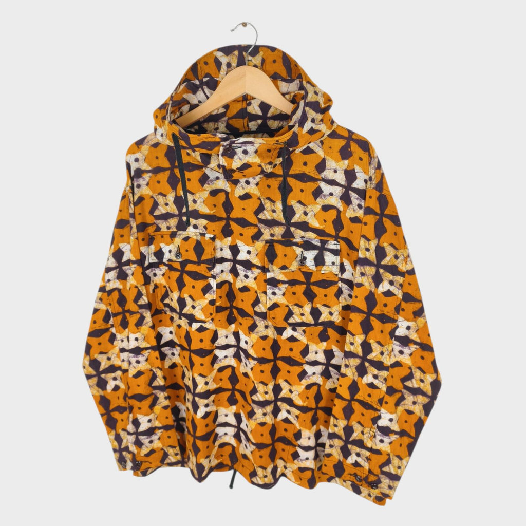 ENGINEERED GARMENTS Men's African Print Cagoule Smock Parka