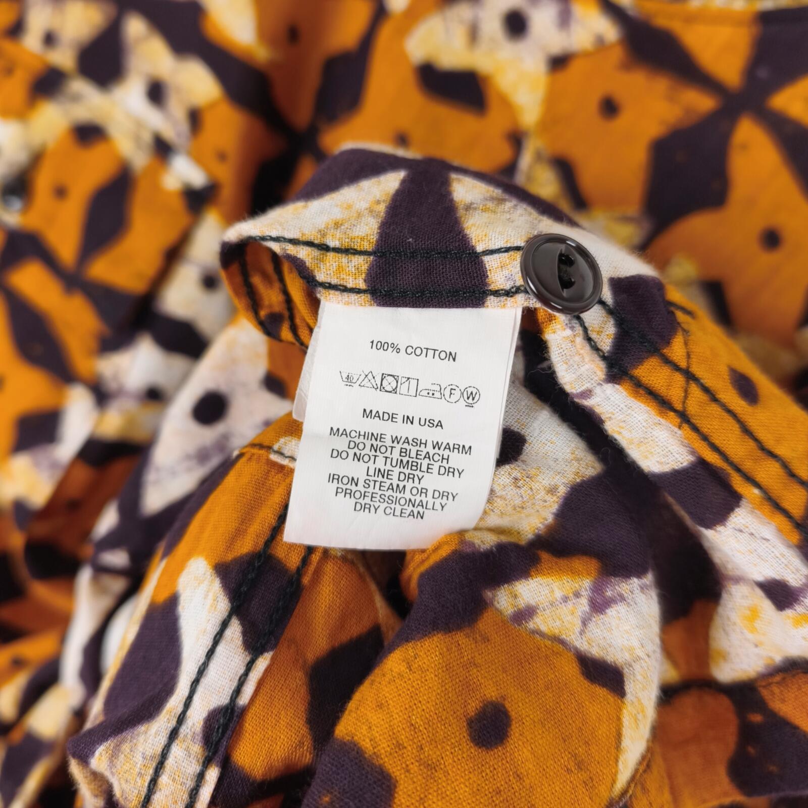 ENGINEERED GARMENTS Men's African Print Cagoule Smock Parka