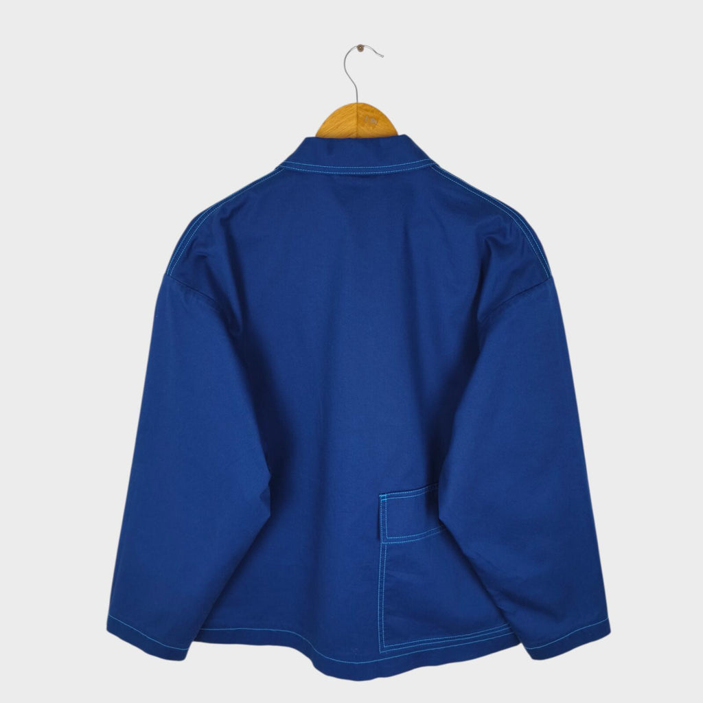 MARNI x UNIQLO Men's Blue Cotton Twill Utility Chore Jacket