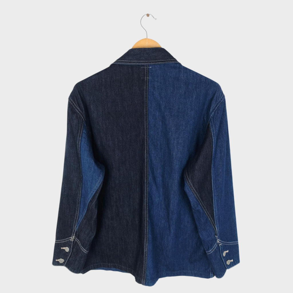 EDWIN Men's Patchwork Colourblock Denim Chore Jacket