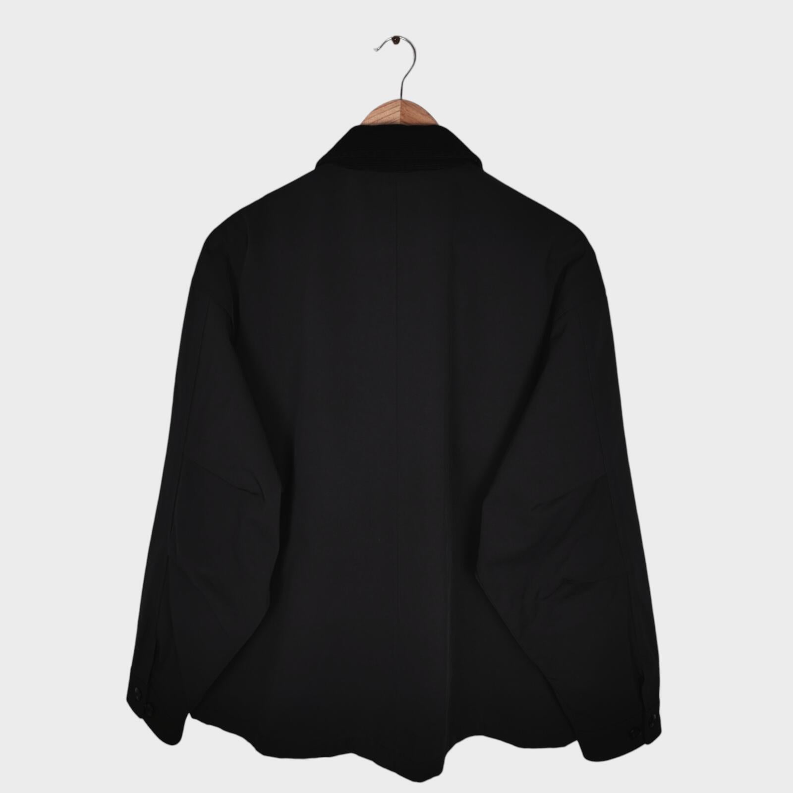 UNIFORM BRIDGE Men's Black Polyester/Cotton Blend Hunting Jacket