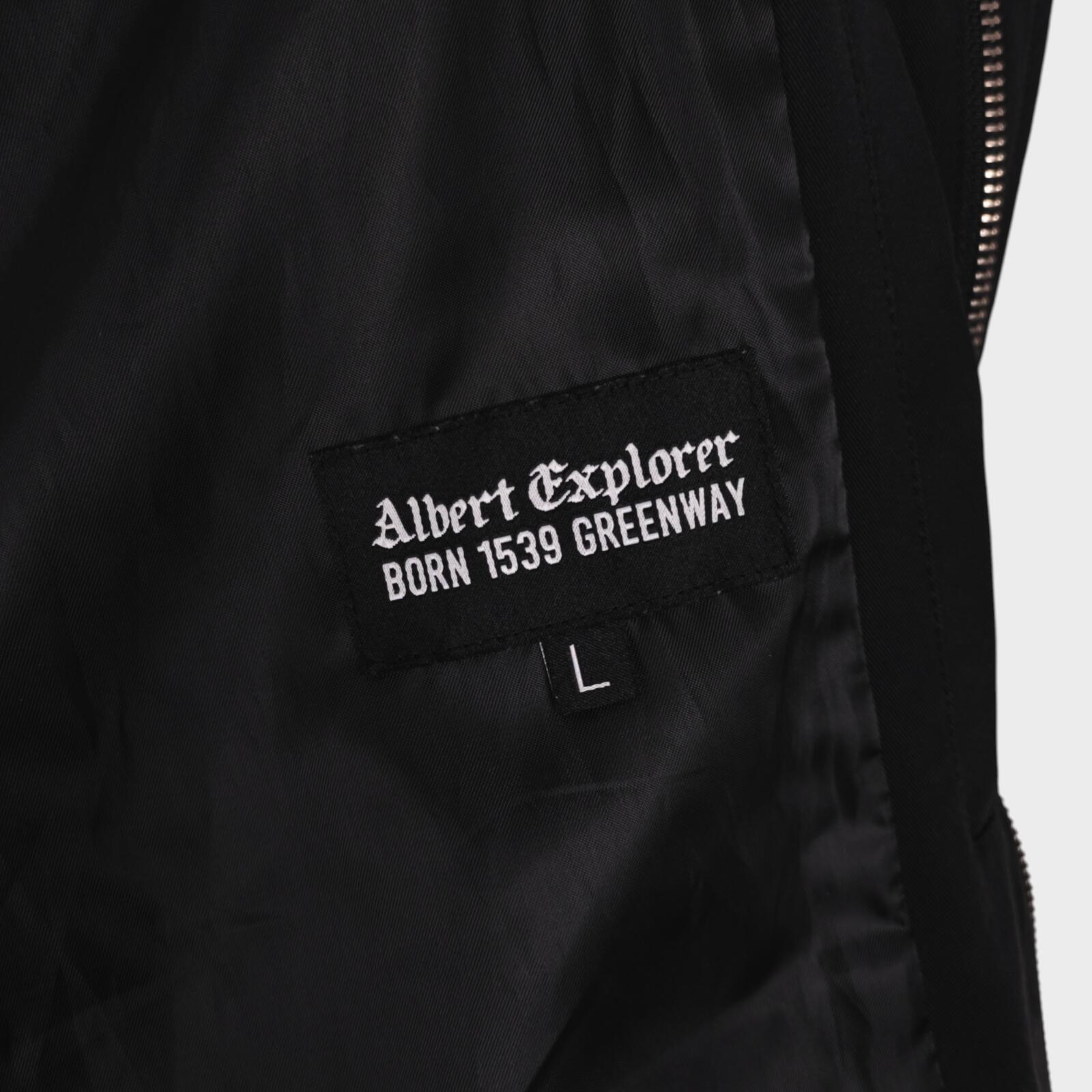 UNIFORM BRIDGE Men's Black Polyester/Cotton Blend Hunting Jacket