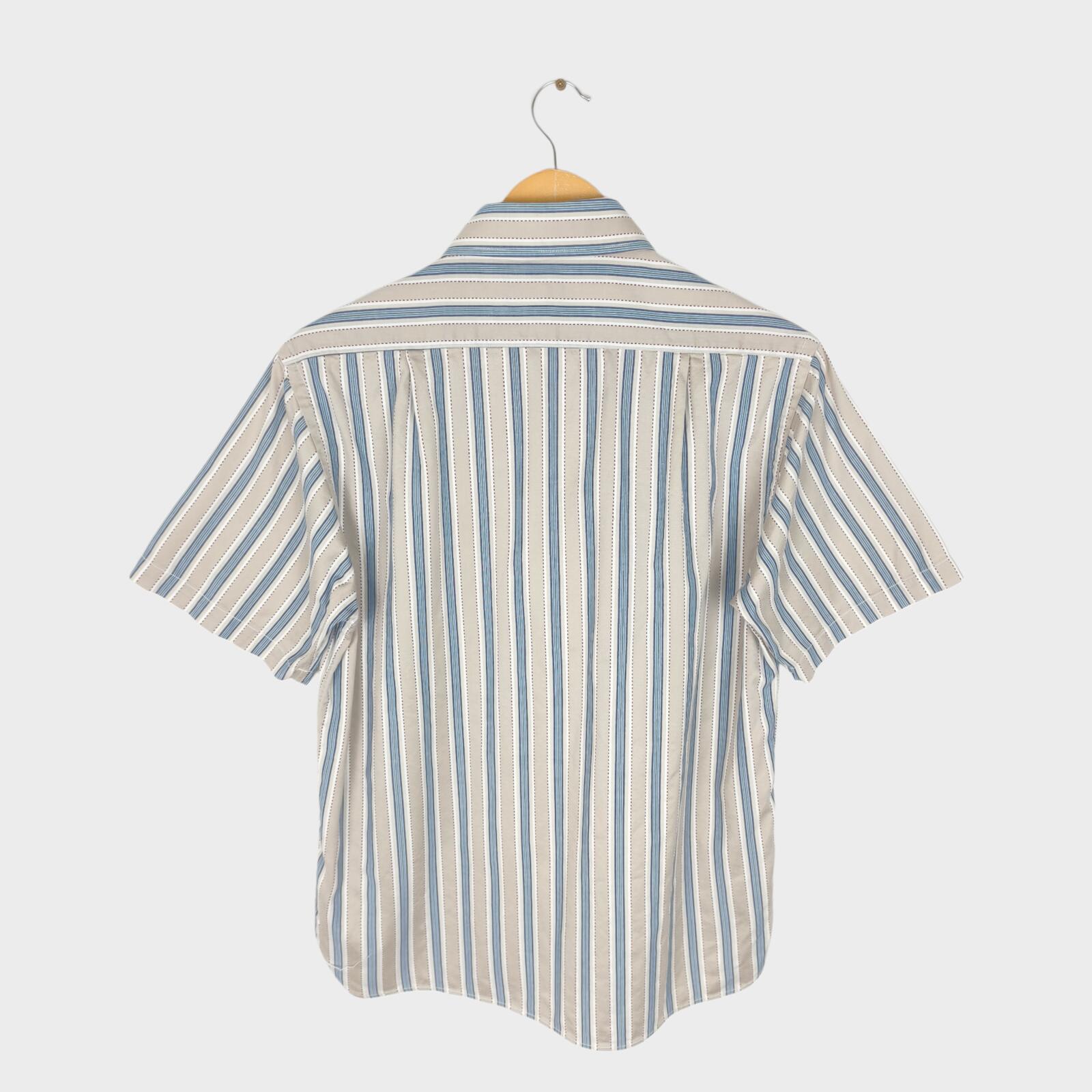 SUGAR CANE Men's Made in Japan Broad Striped Shirt