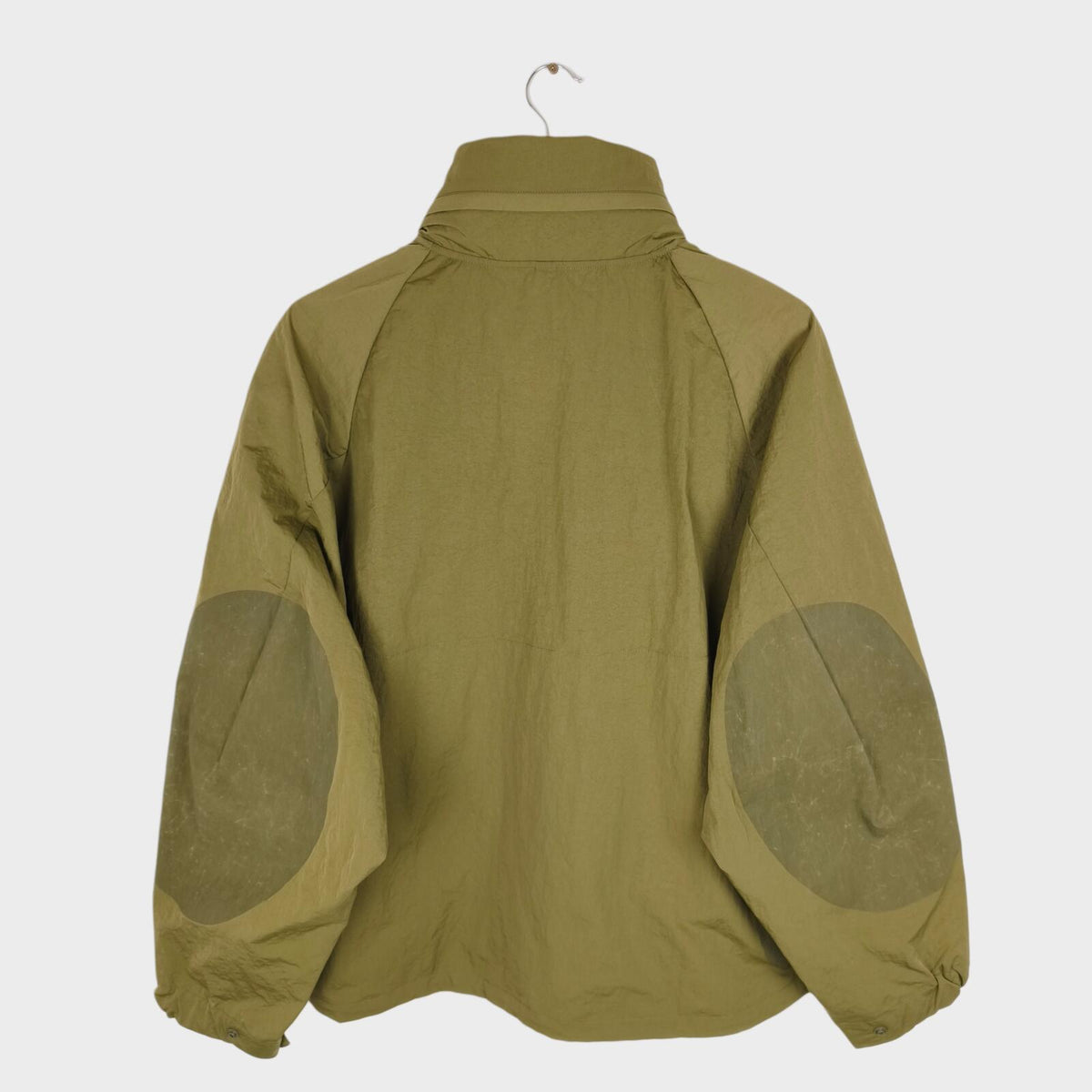 NORBIT BY HIROSHI NOZAWA Men's Olive Green Field Track Parka Jacket