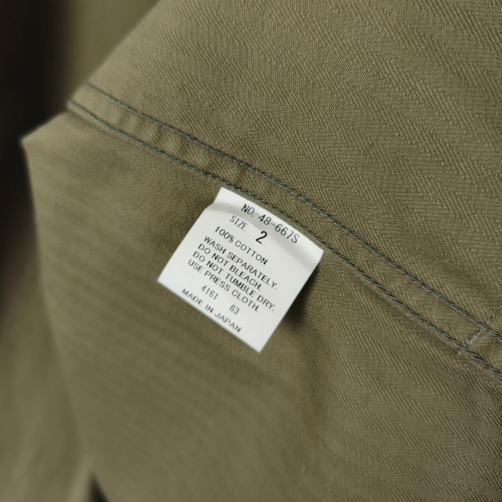 SPELLBOUND Men's Made in Japan Olive Green Boxy Fit Utility Jacket