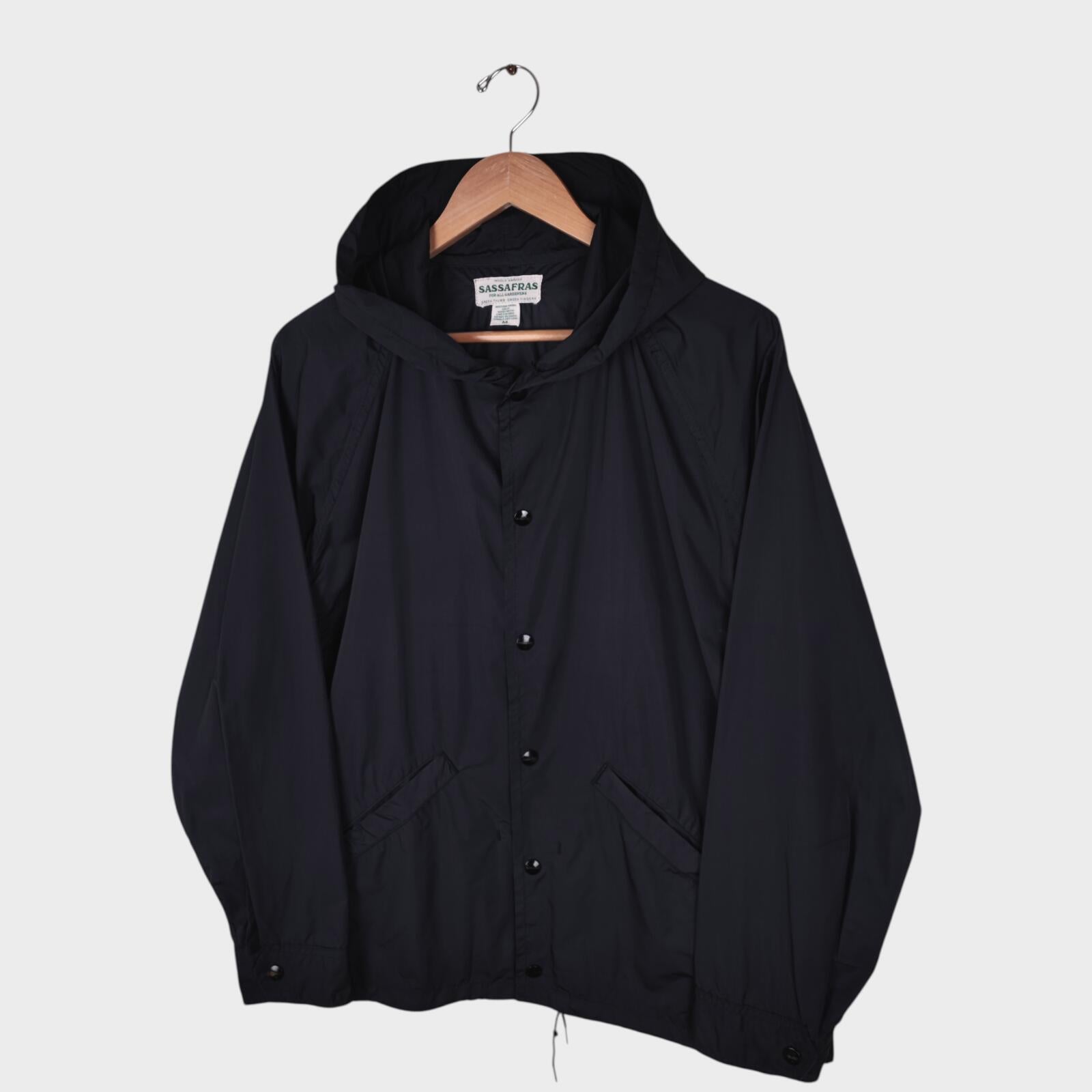 SASSAFRAS Men's Made in Japan Lightweight Nylon Bud Breaker Jacket