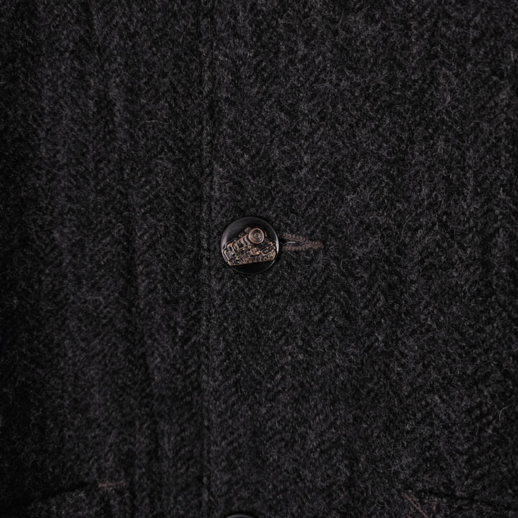 SUGAR CANE Men's Made in Japan Grey Wool Chore Jacket