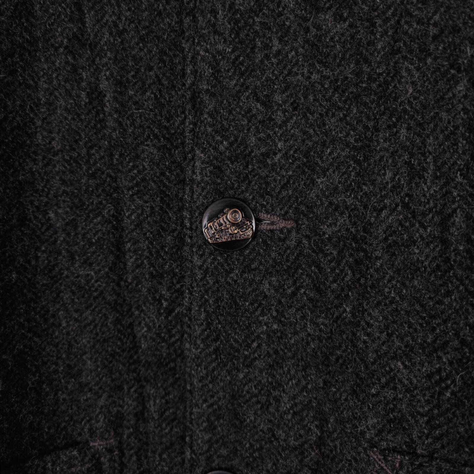 SUGAR CANE Men's Made in Japan Grey Wool Chore Jacket