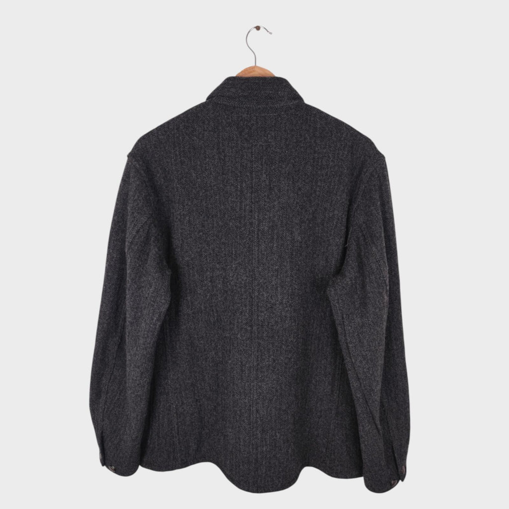 SUGAR CANE Men's Made in Japan Grey Wool Chore Jacket
