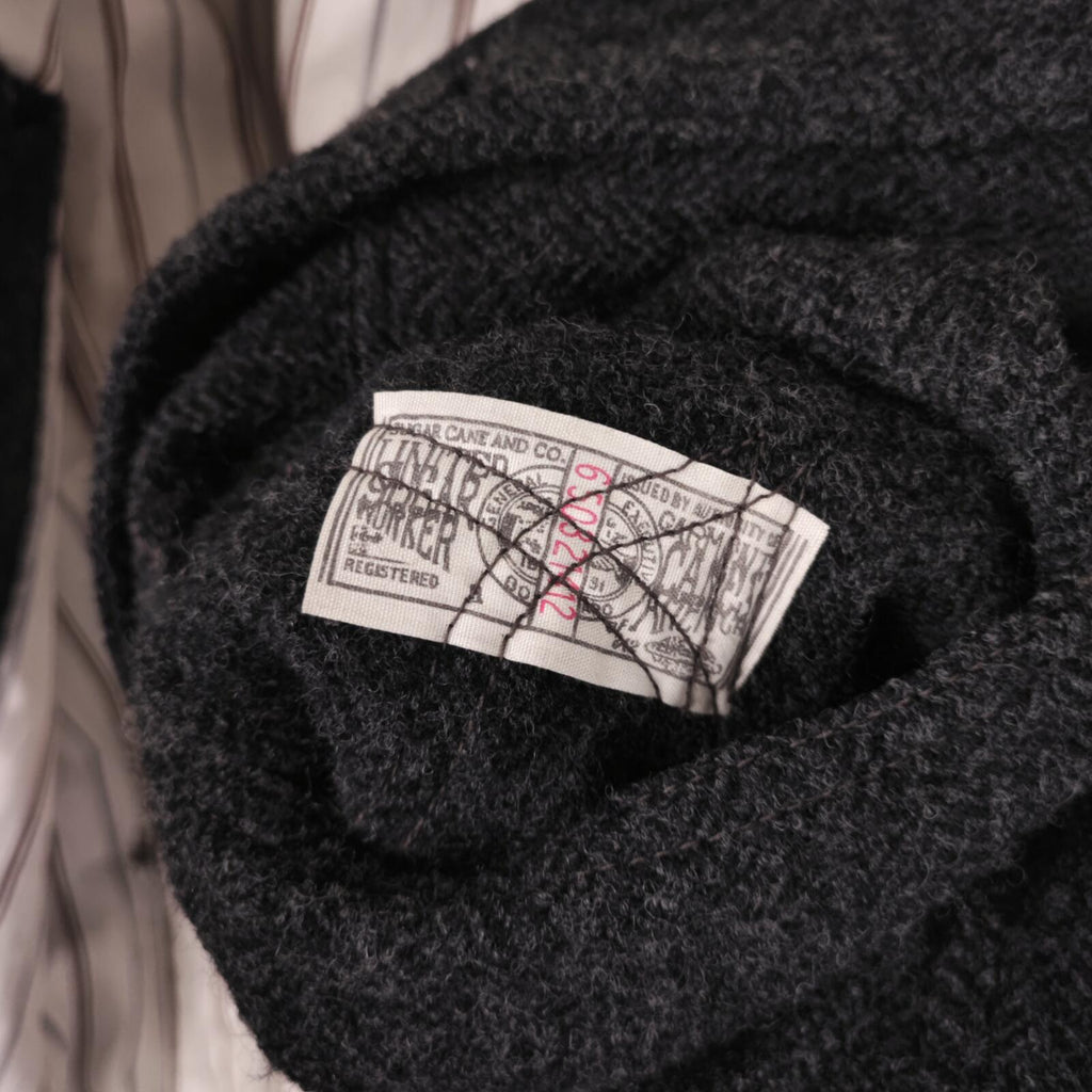SUGAR CANE Men's Made in Japan Grey Wool Chore Jacket