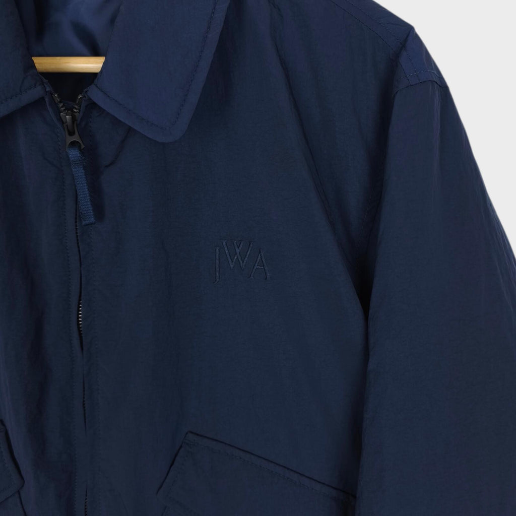J.W. ANDERSON x UNIQLO Men's Navy Blue Nylon MA-1 Bomber Jacket