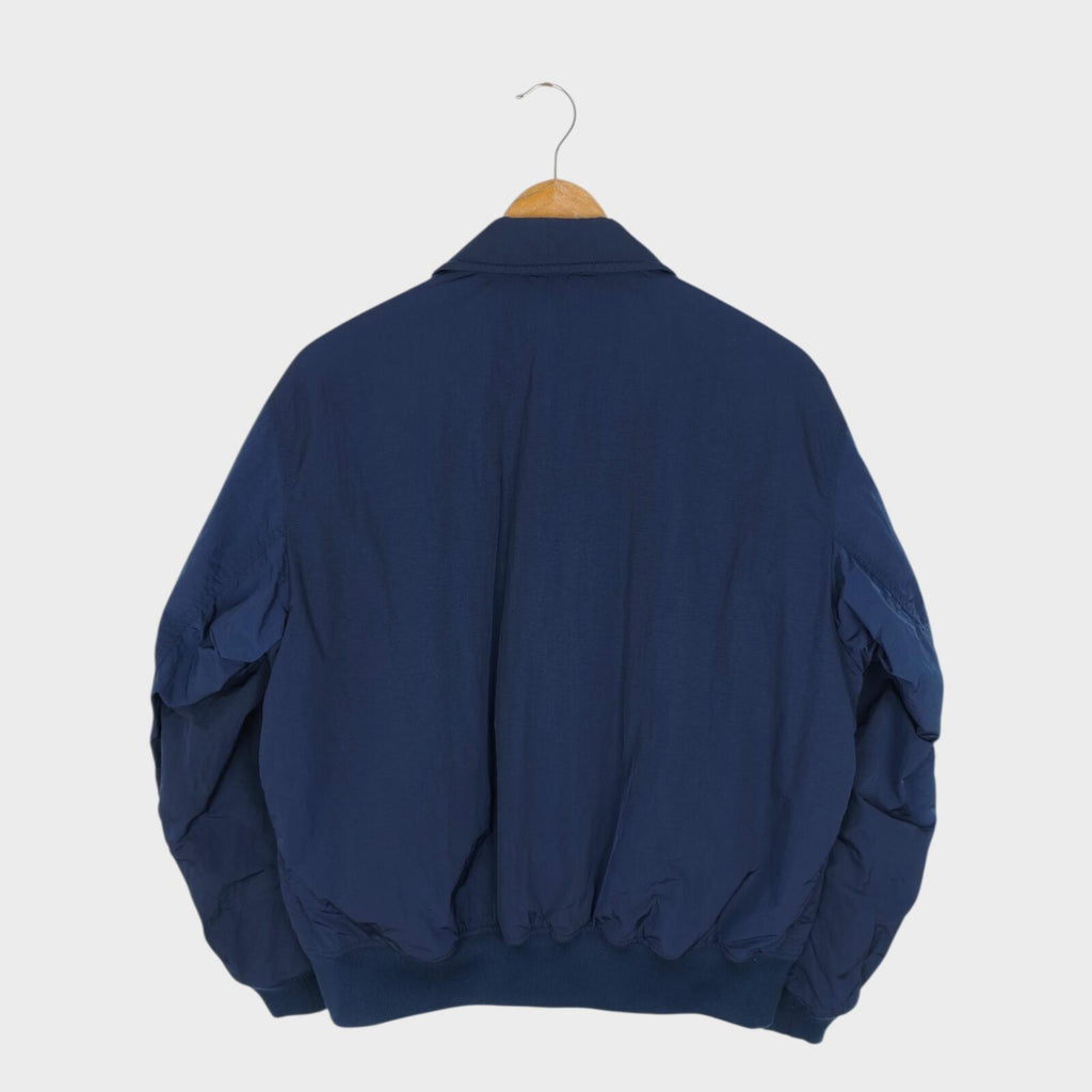 J.W. ANDERSON x UNIQLO Men's Navy Blue Nylon MA-1 Bomber Jacket