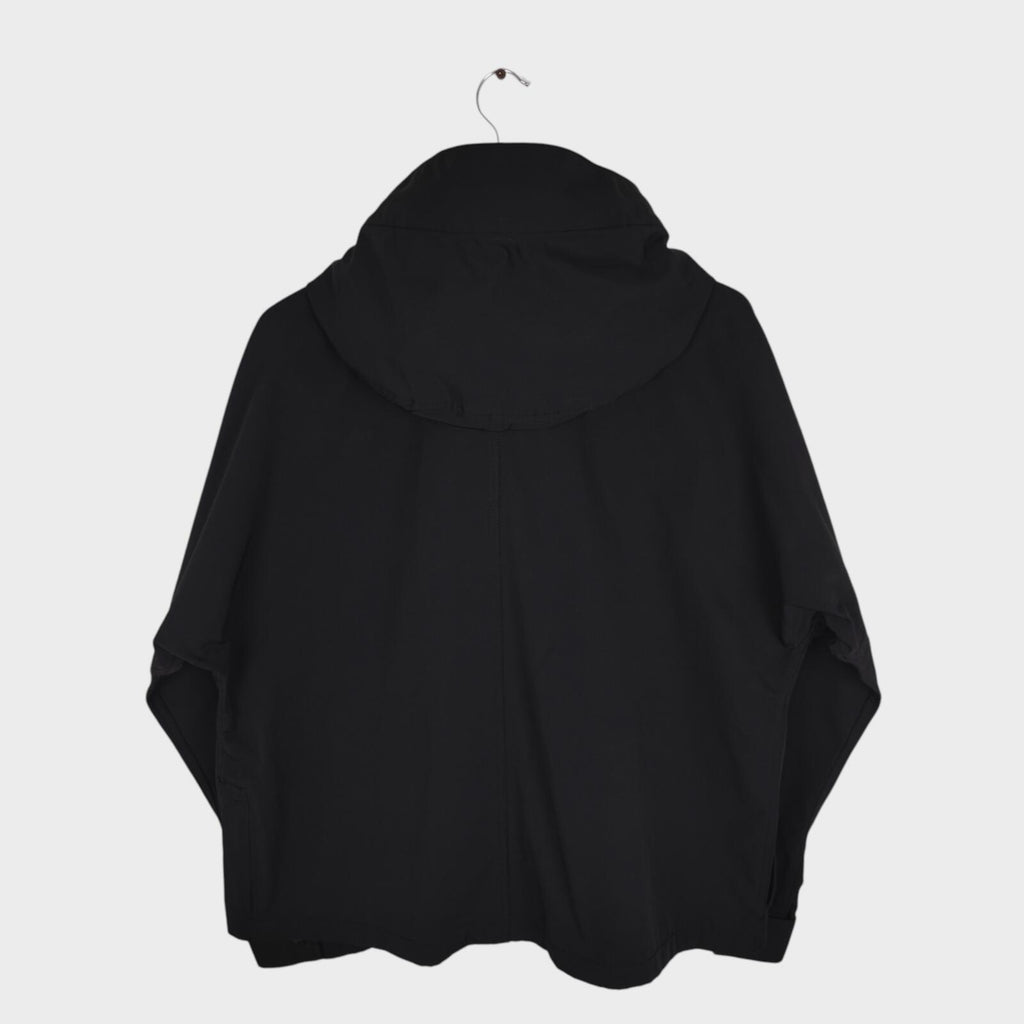 UNIFORM BRIDGE Men's Black Utility Anorak Smock Parka Jacket