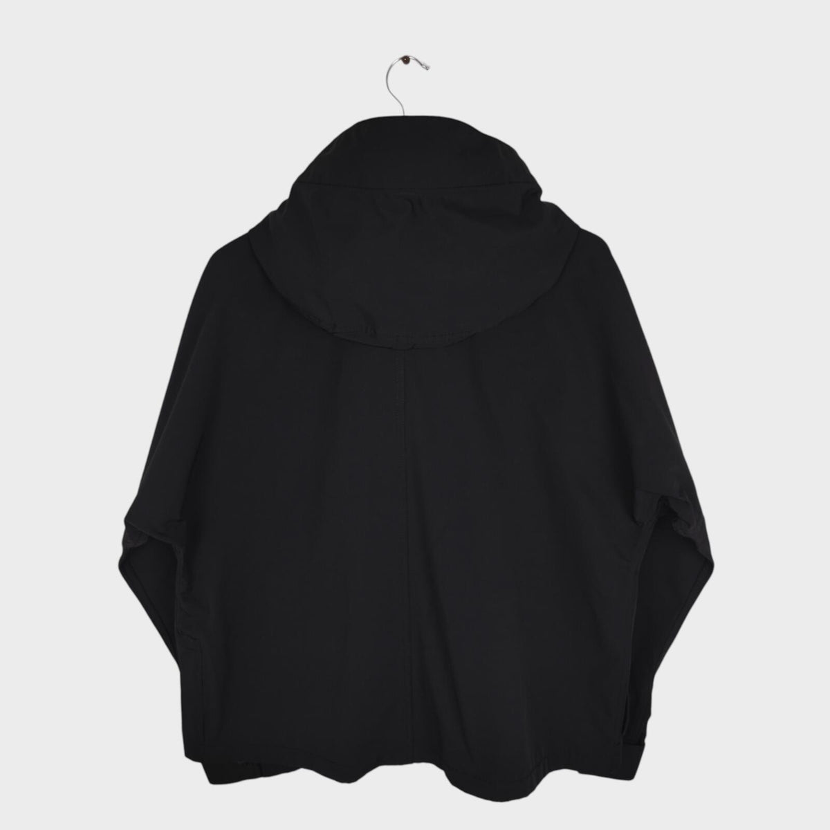 UNIFORM BRIDGE Men's Black Utility Anorak Smock Parka Jacket