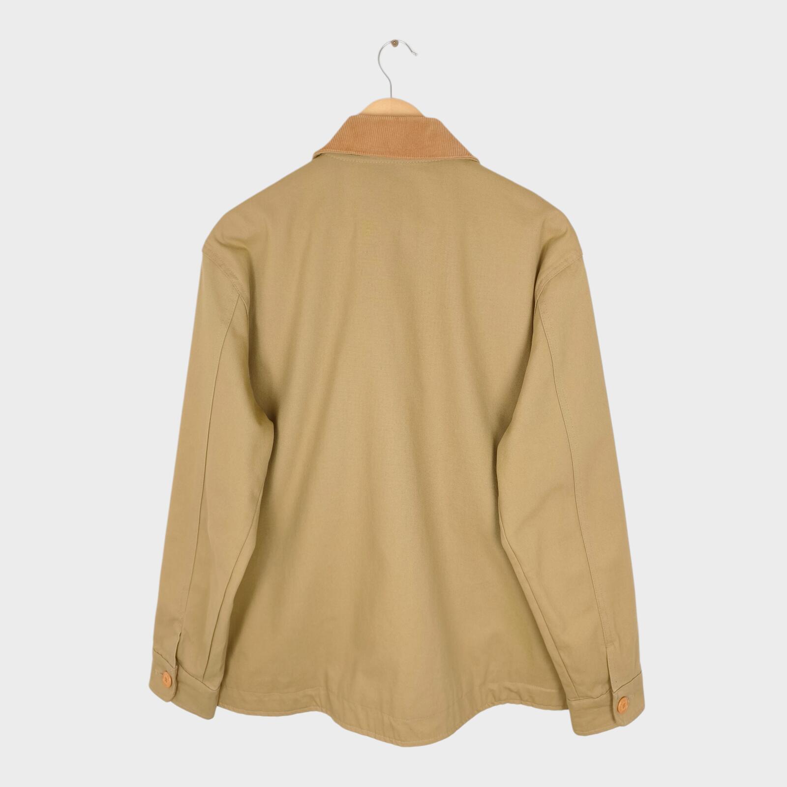 FRIZMWORKS Men's Beige Durable N-1 Deck Jacket