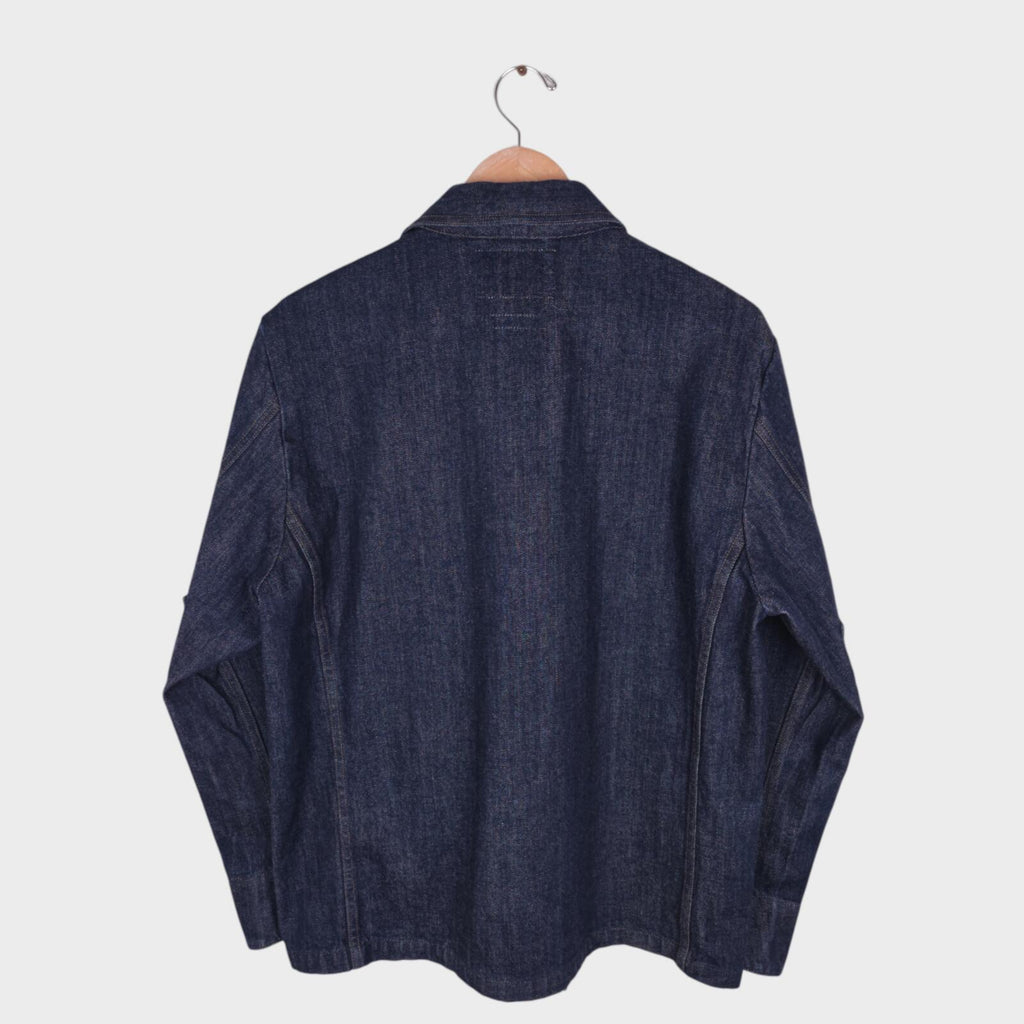 MHL MARGARET HOWELL Men's Canton Overalls Made in Japan Blue Denim Jacket