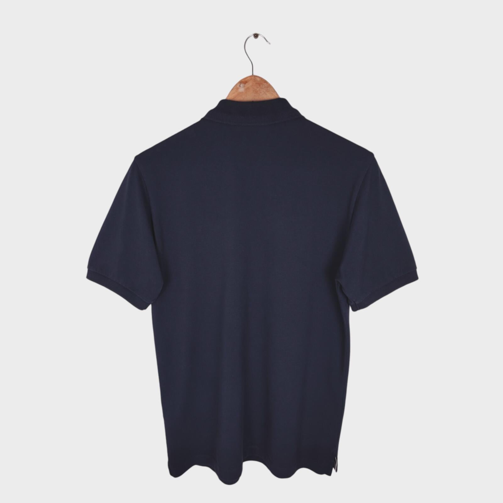 STONE ISLAND Men's Navy Blue Compass Badge Regular Fit Polo Shirt