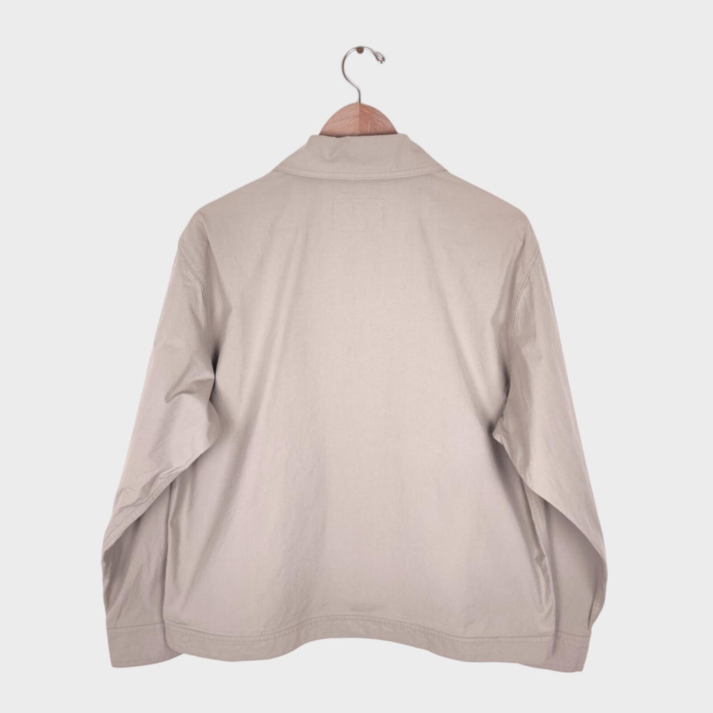MHL MARGARET HOWELL Men's Off-White Cotton Canvas Blouson Jacket