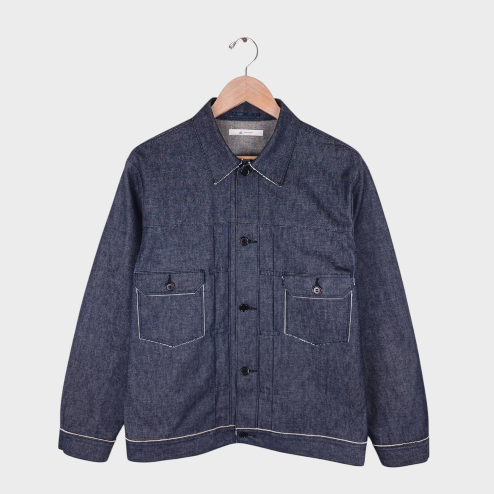JOHNBULL Japan Men's Made in Japan Blue Denim Jacket