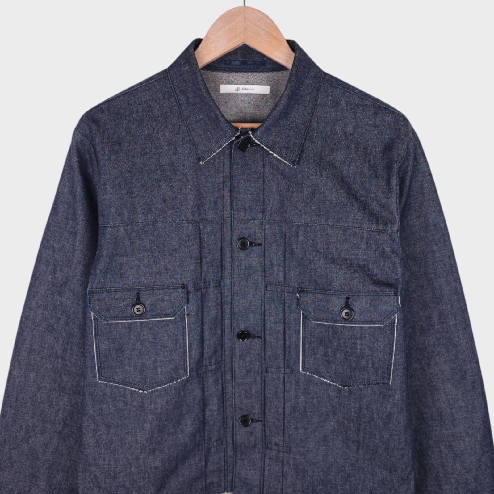 JOHNBULL Japan Men's Made in Japan Blue Denim Jacket