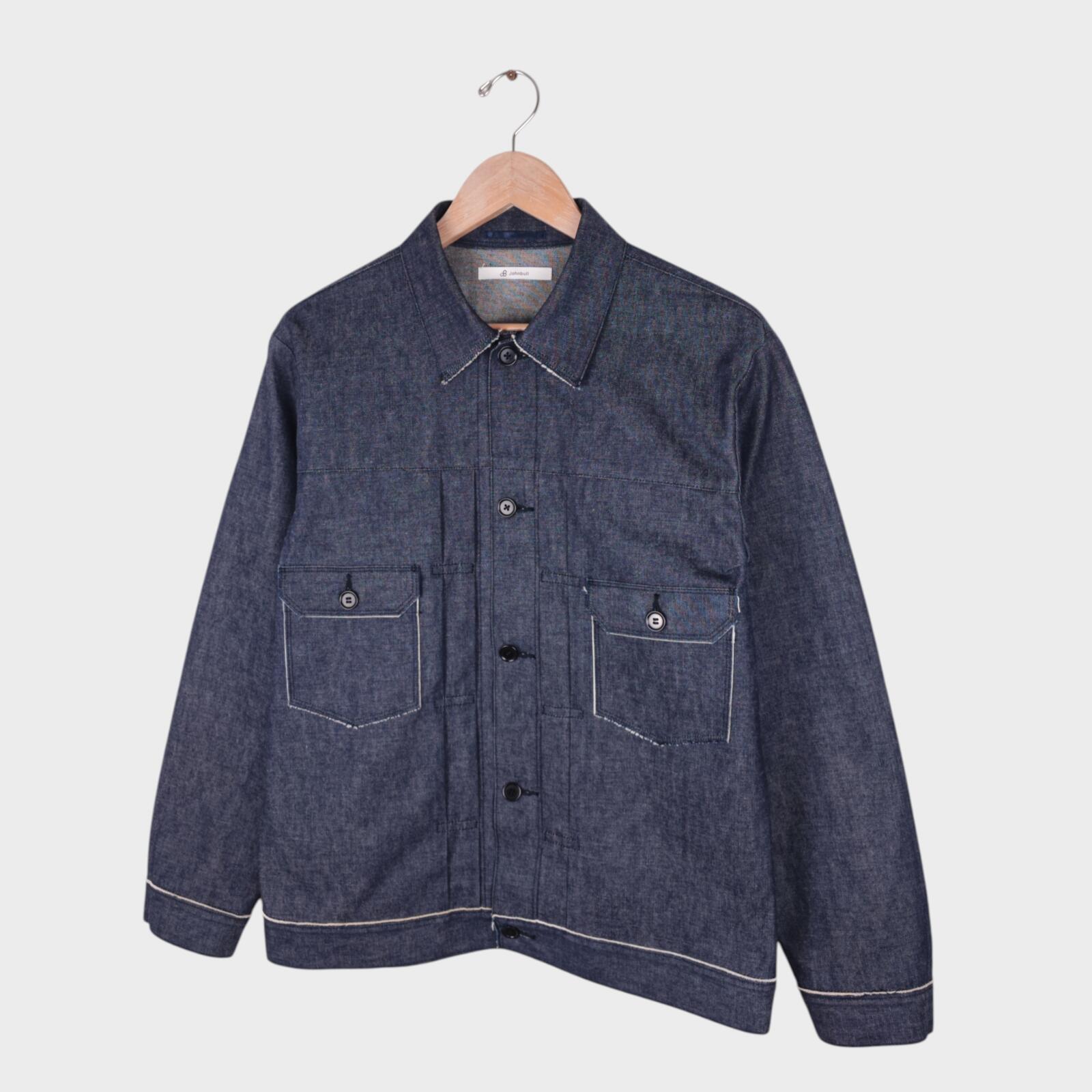 JOHNBULL Japan Men's Made in Japan Blue Denim Jacket