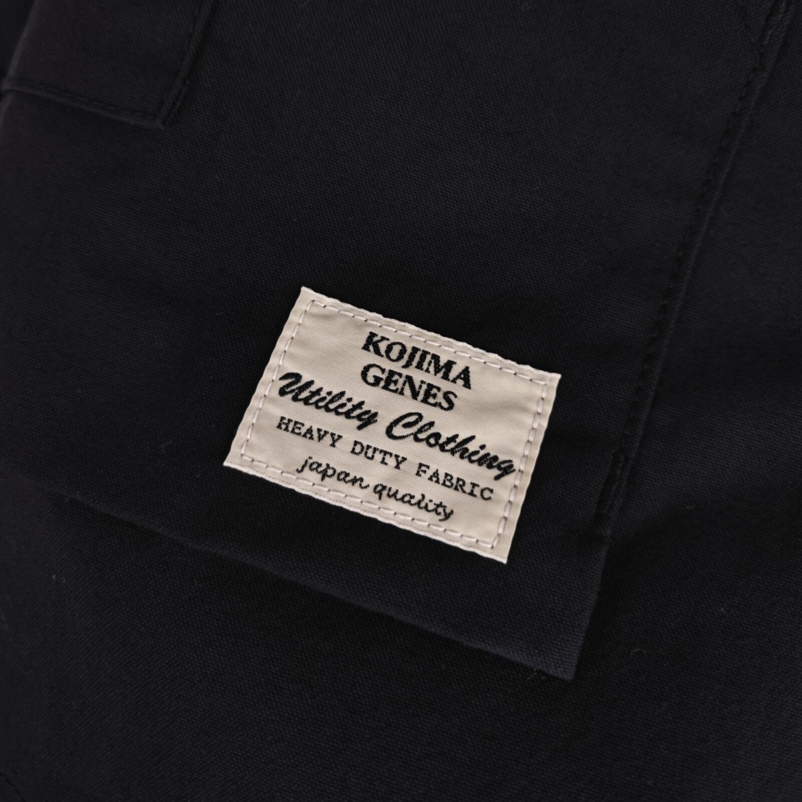 KOJIMA GENES Men's Black Made in Japan Nylon Fisherman Anorak Parka Jacket