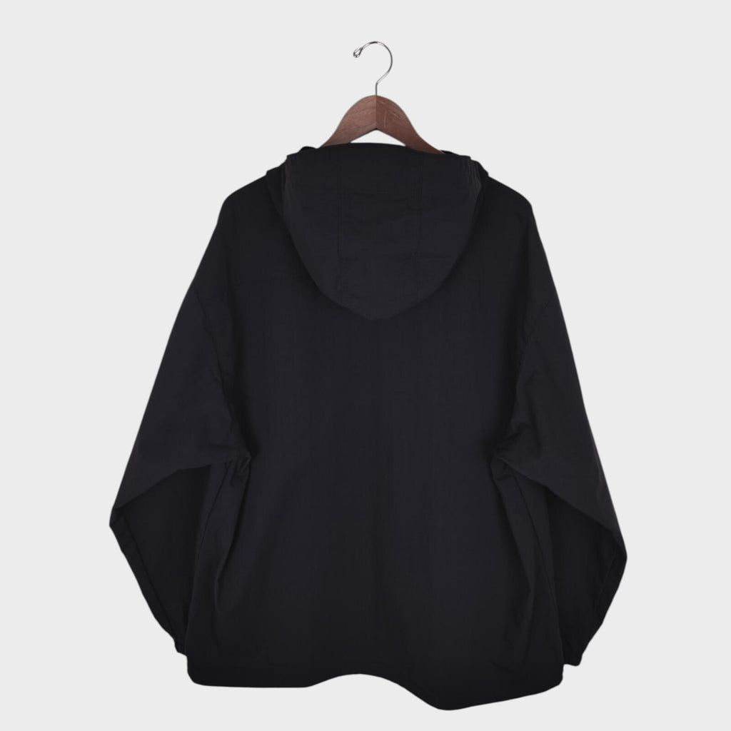 KOJIMA GENES Men's Black Made in Japan Nylon Fisherman Anorak Parka Jacket