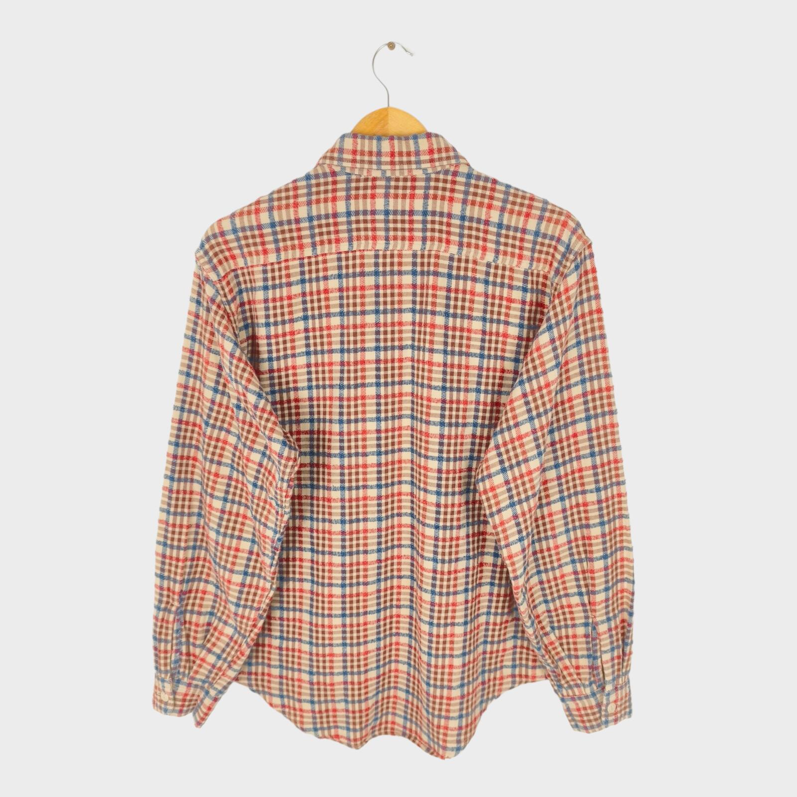 SUGAR CANE Men's Made in Japan Checked Work Shirt