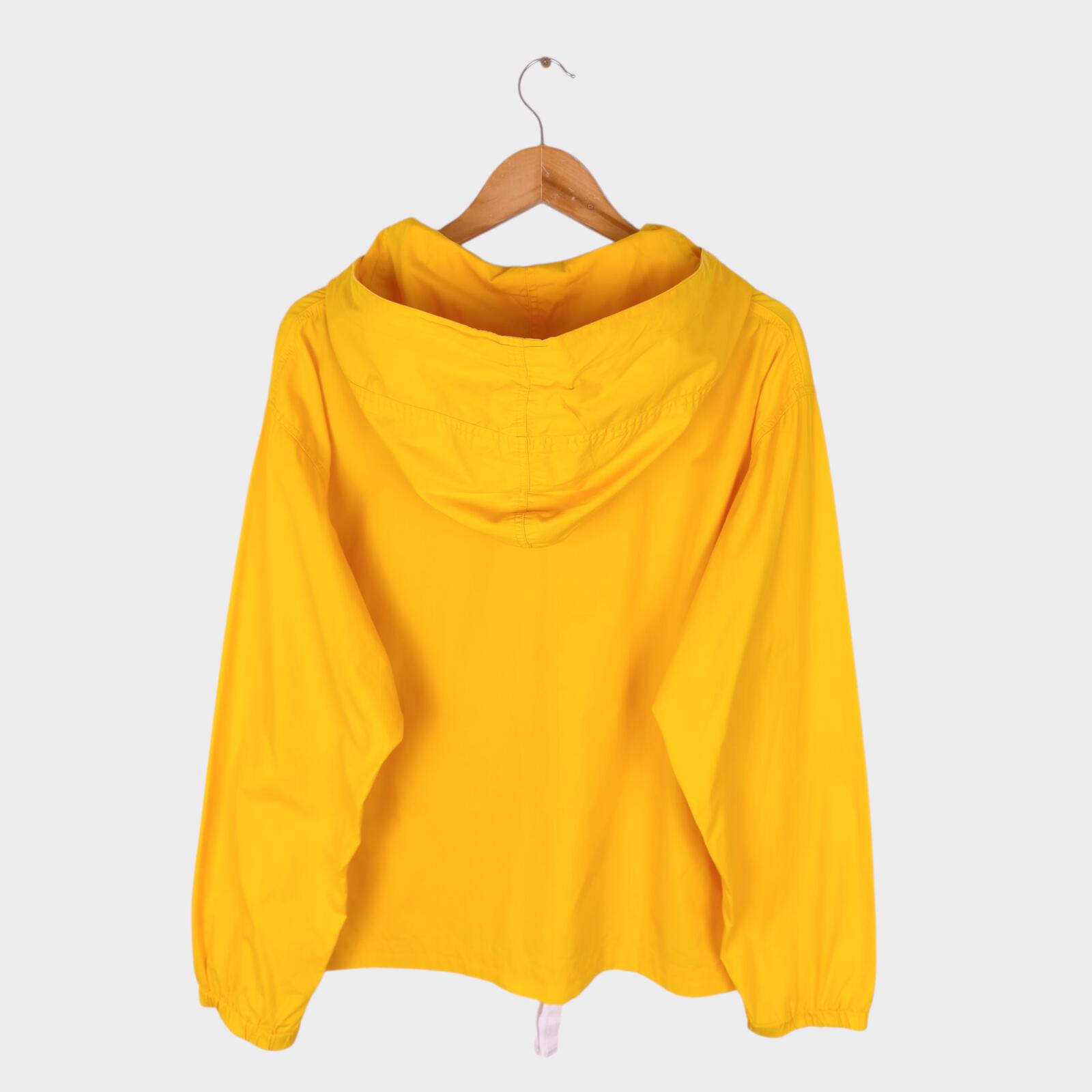 BEAMS PLUS Men's Yellow Oversized Fit Sports Smock Anorak Parka Jacket