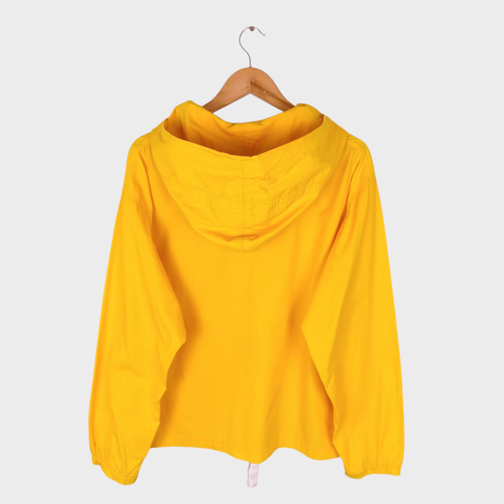 BEAMS PLUS Men's Yellow Oversized Fit Sports Smock Anorak Parka Jacket