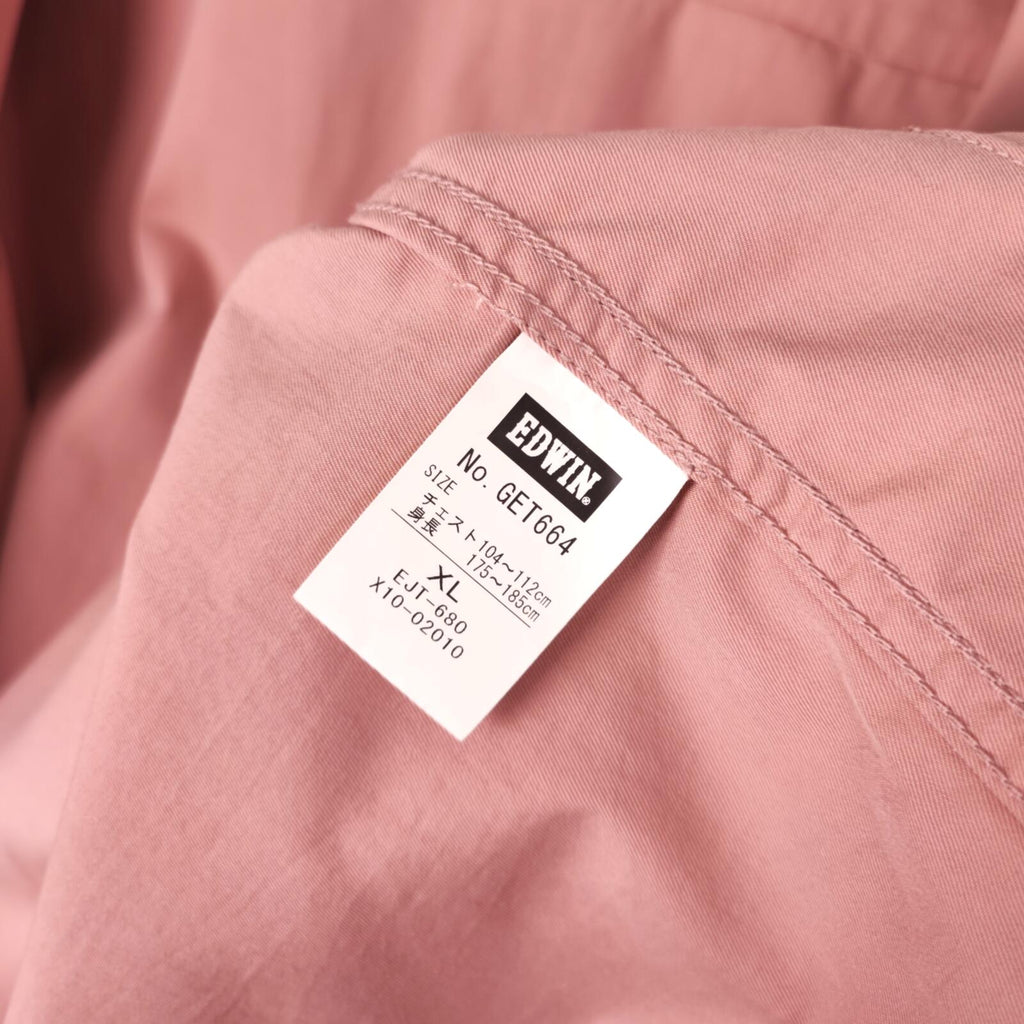 EDWIN Japan Men's Light Pink Cotton/Nylon Blend Blouson Jacket