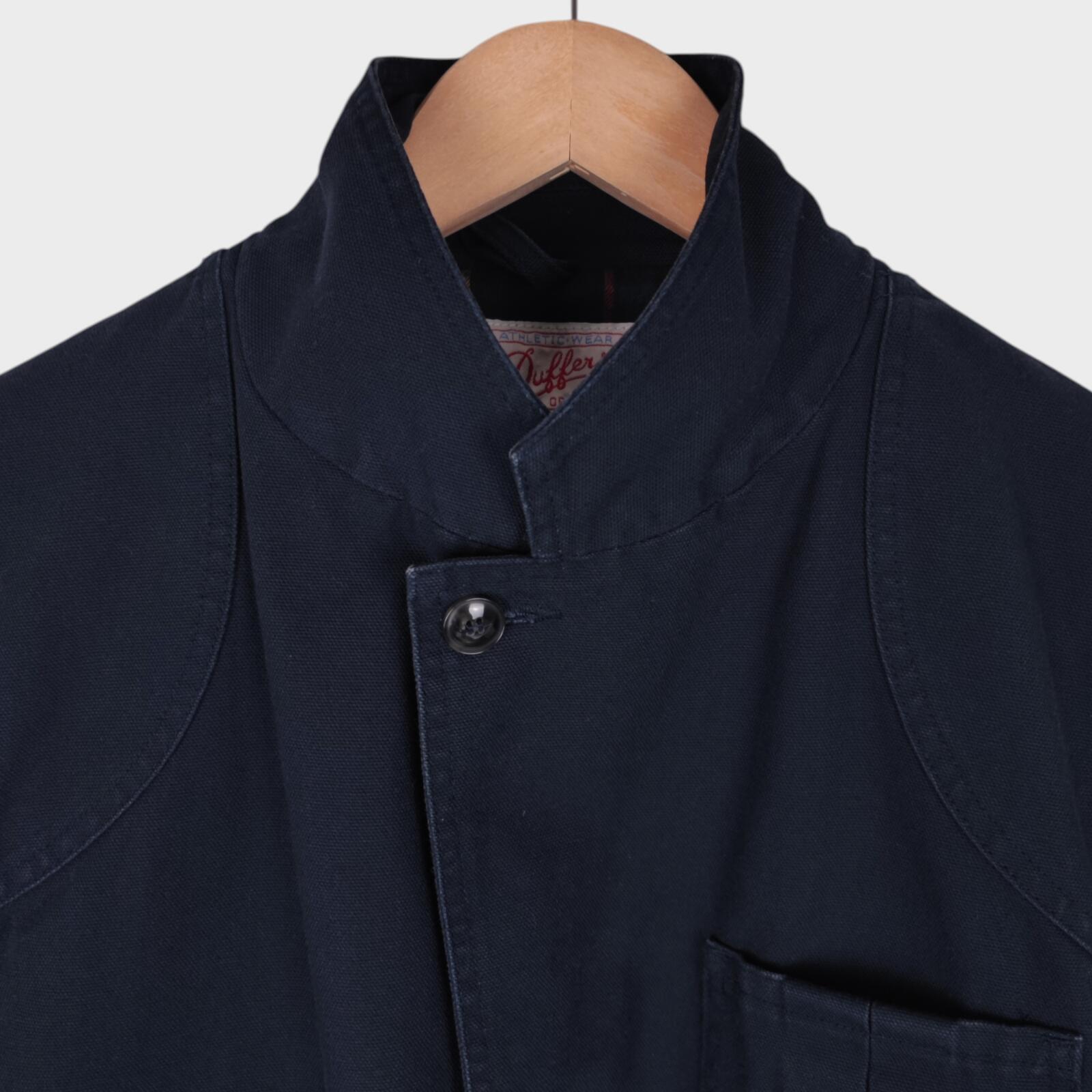THE DUFFER OF ST. GEORGE Japan Men's Navy Made in Japan Canvas Chore Jacket