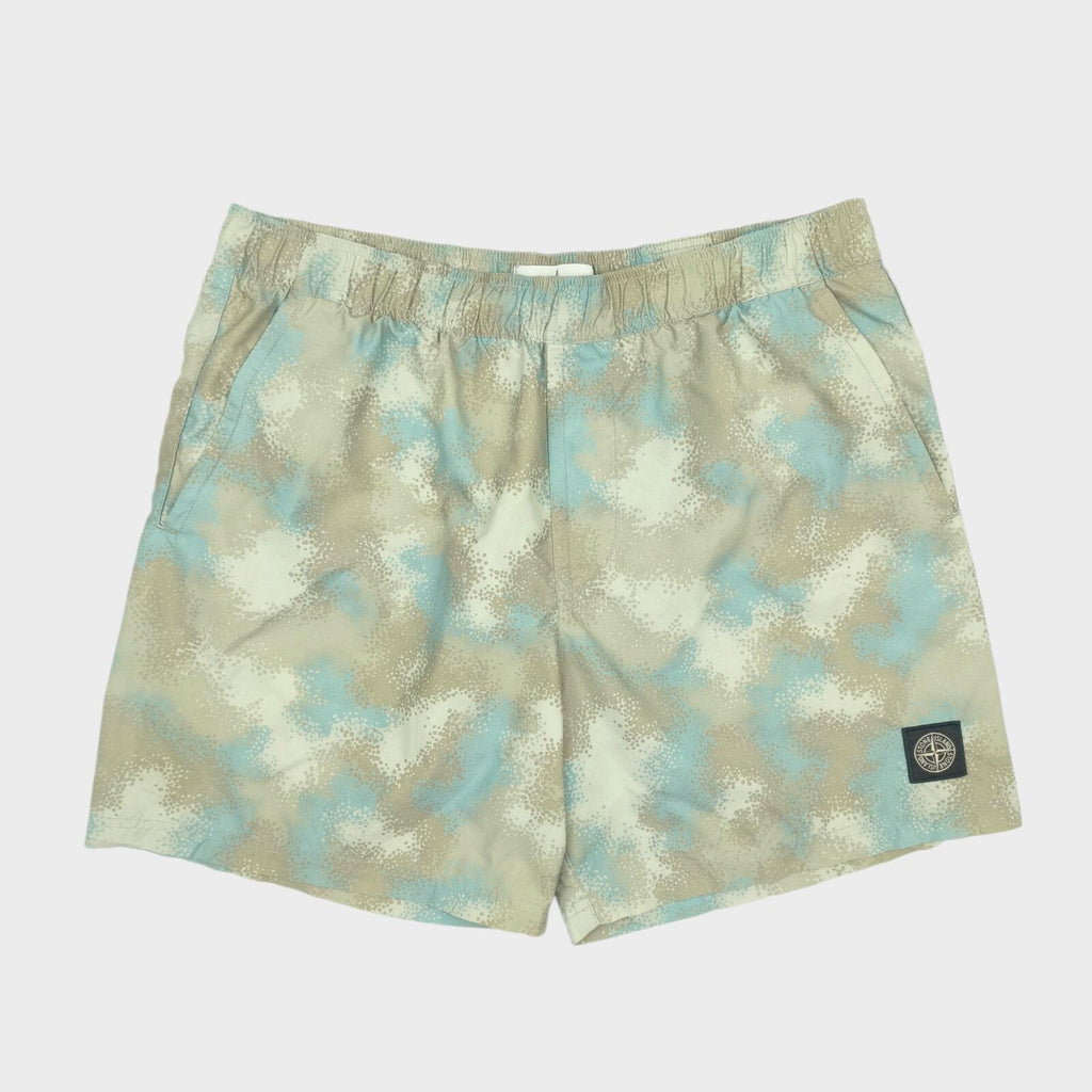 STONE ISLAND Men's Camo Devore Swim Shorts