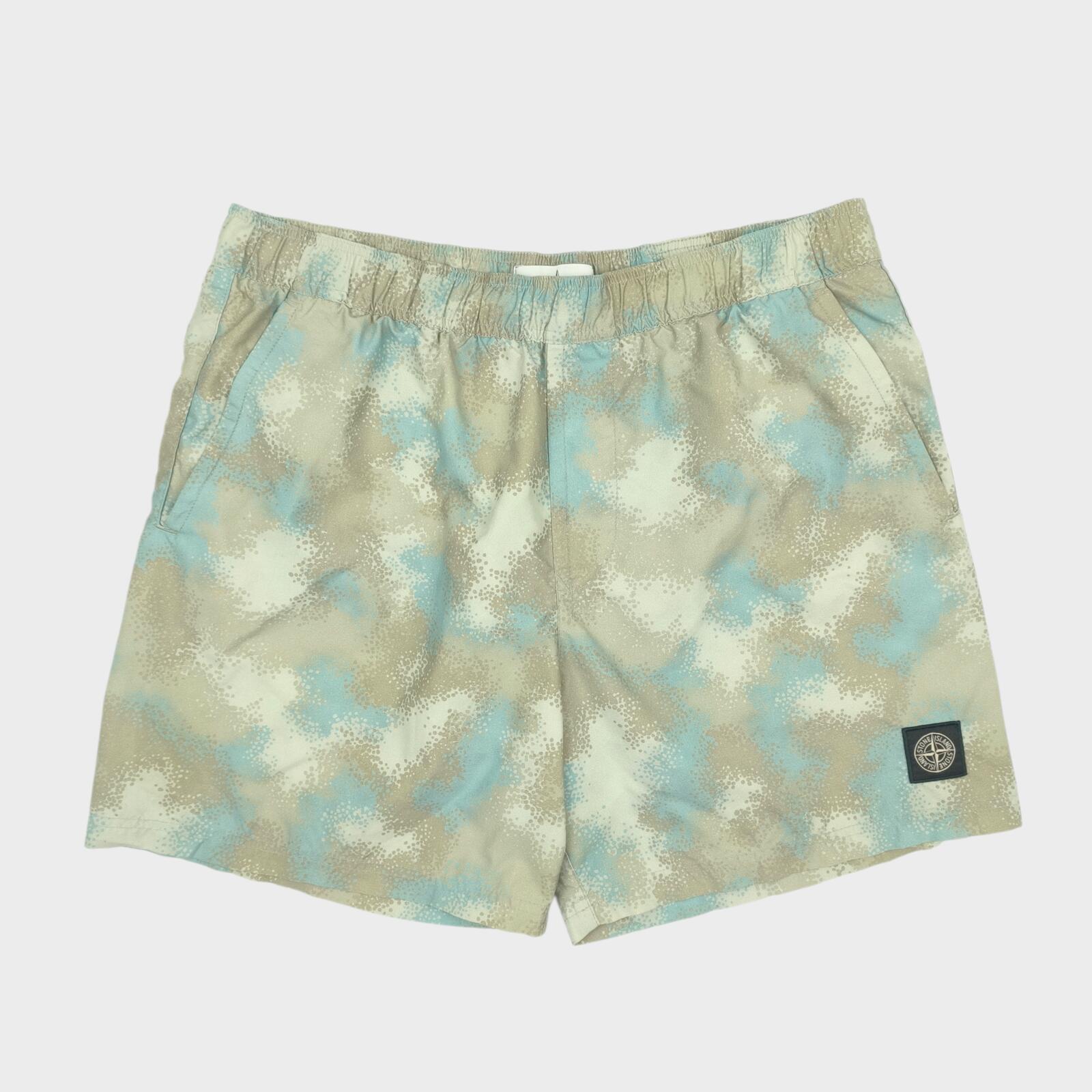 STONE ISLAND Men's Camo Devore Swim Shorts