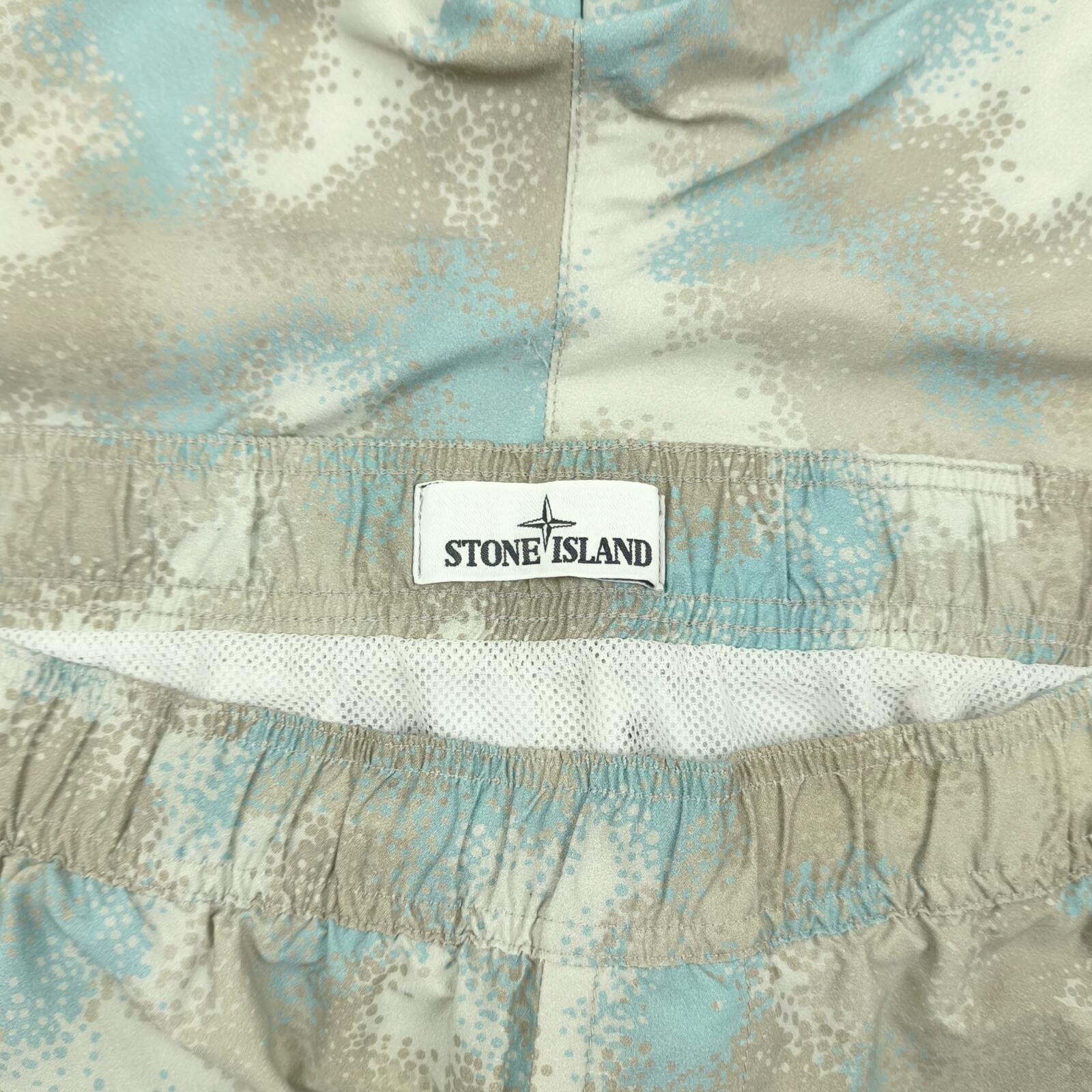 STONE ISLAND Men's Camo Devore Swim Shorts