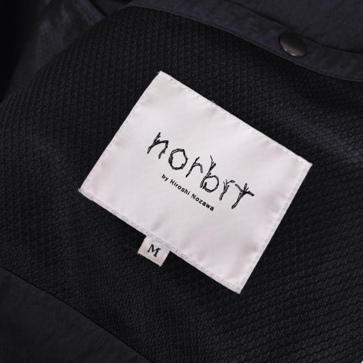 NORBIT BY HIROSHI NOZAWA Men's Navy Blue Nylon Utility Field Parka Jacket