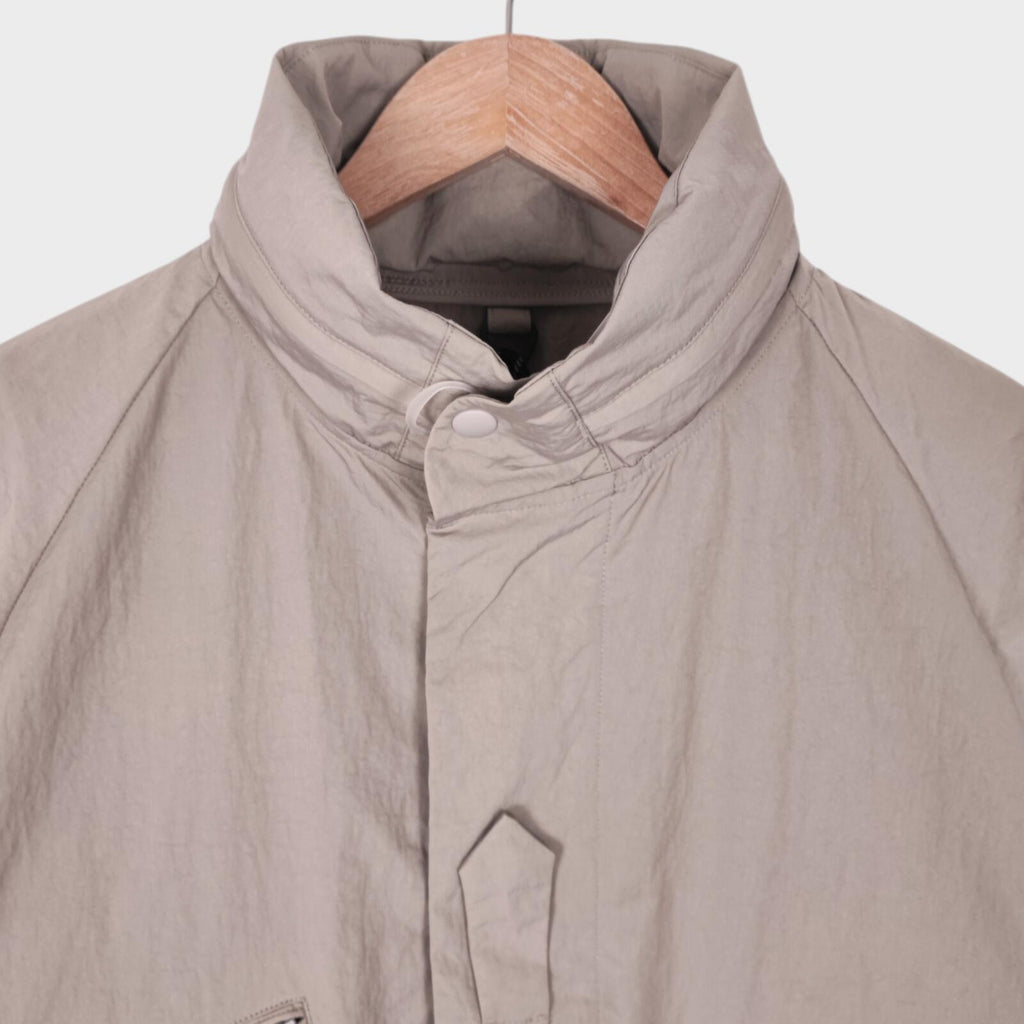 NORBIT BY HIROSHI NOZAWA Men's Grey Field Track Parka Jacket