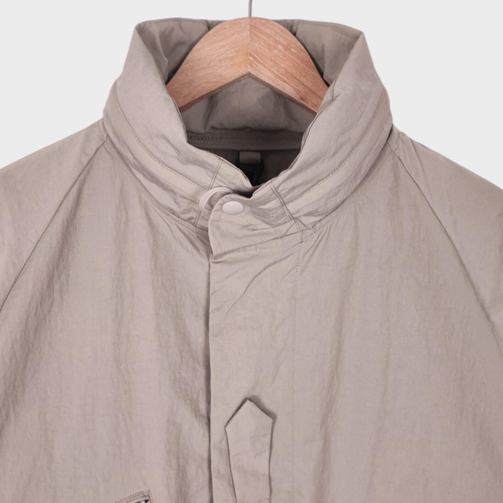 NORBIT BY HIROSHI NOZAWA Men's Grey Field Track Parka Jacket
