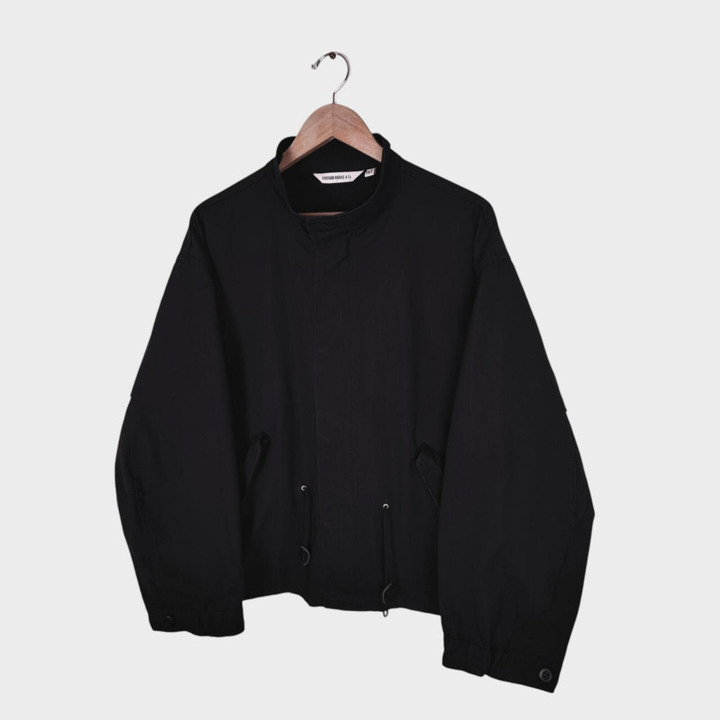 UNIFORM BRIDGE Men's Black Oversized Fit M65 Fishtail Jacket