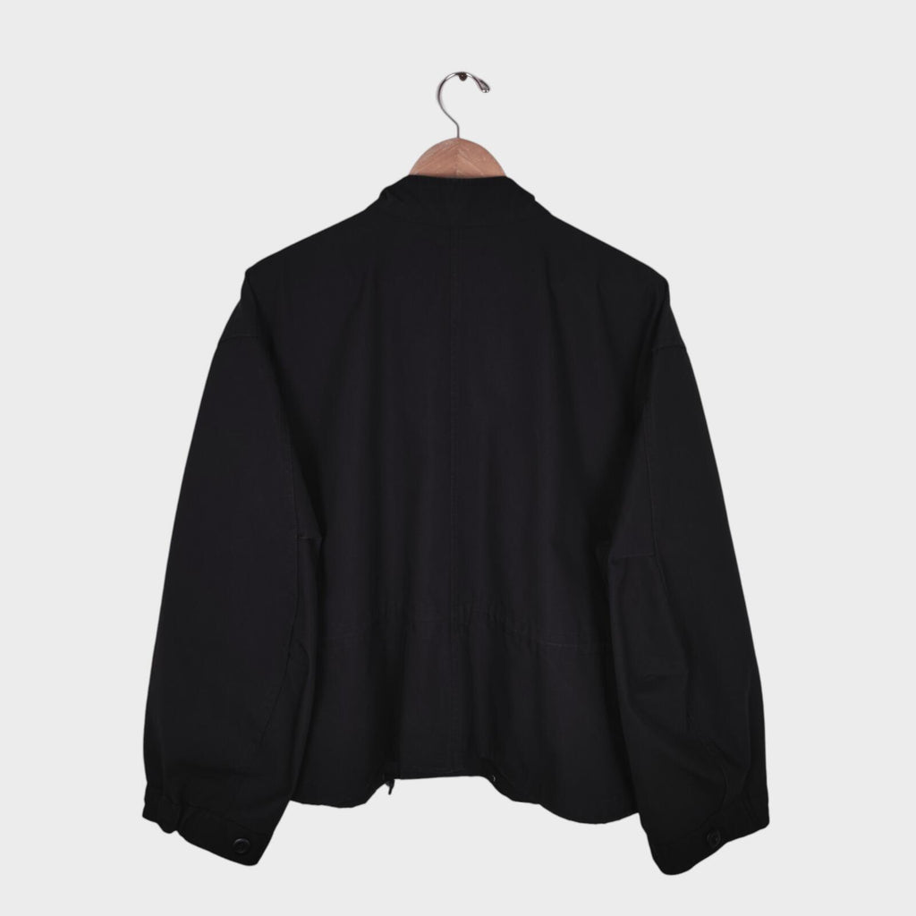 UNIFORM BRIDGE Men's Black Oversized Fit M65 Fishtail Jacket