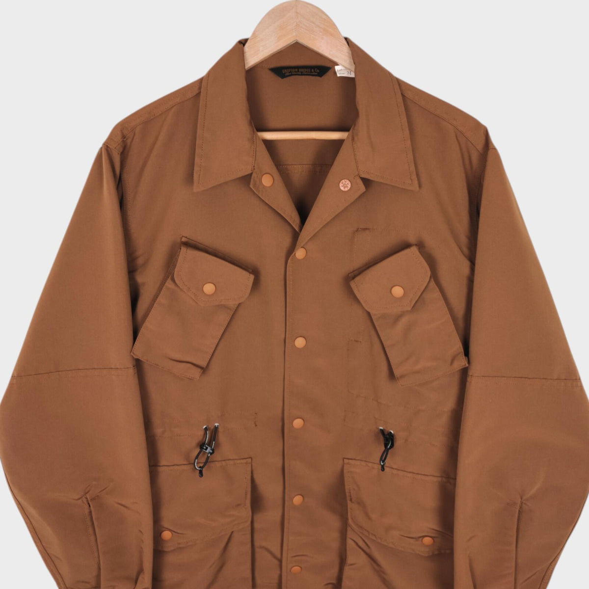 UNIFORM BRIDGE Men's Brown Canadian Combat Jacket