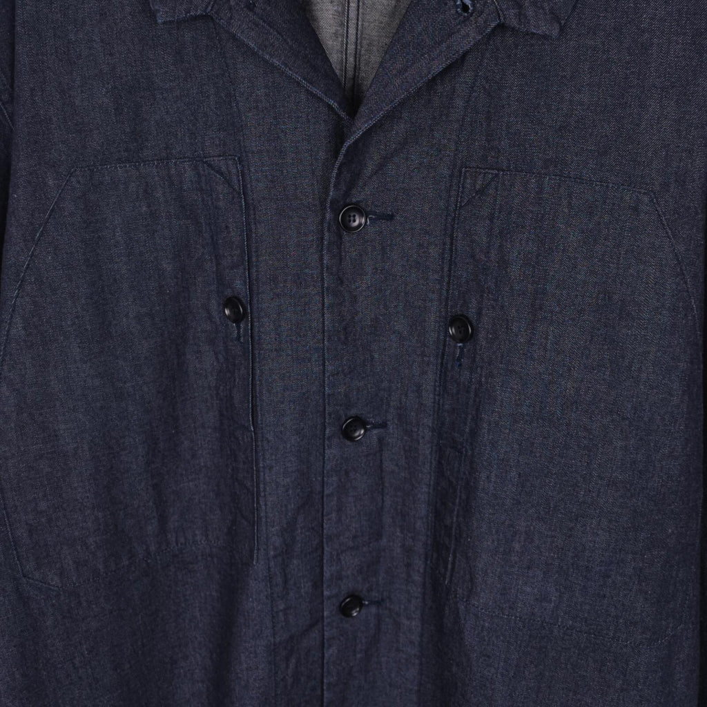 TIGRE BROCANTE Men's Made in Japan Relaxed Fit Denim Utility Jacket