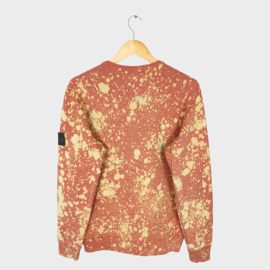 STONE ISLAND Men's Custom Acid Dye Compass Badge Sweatshirt