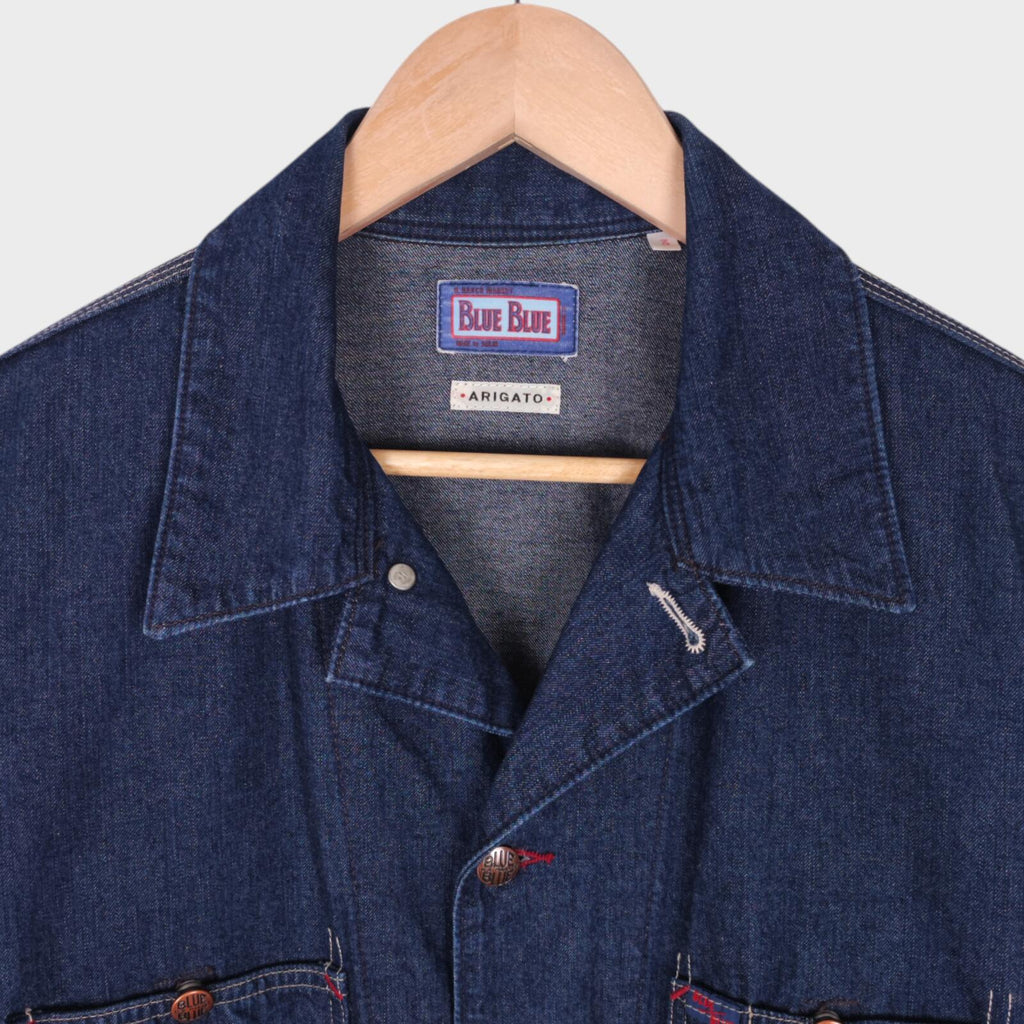 BLUE BLUE JAPAN Men's Made in Japan Blue Denim Chore Jacket
